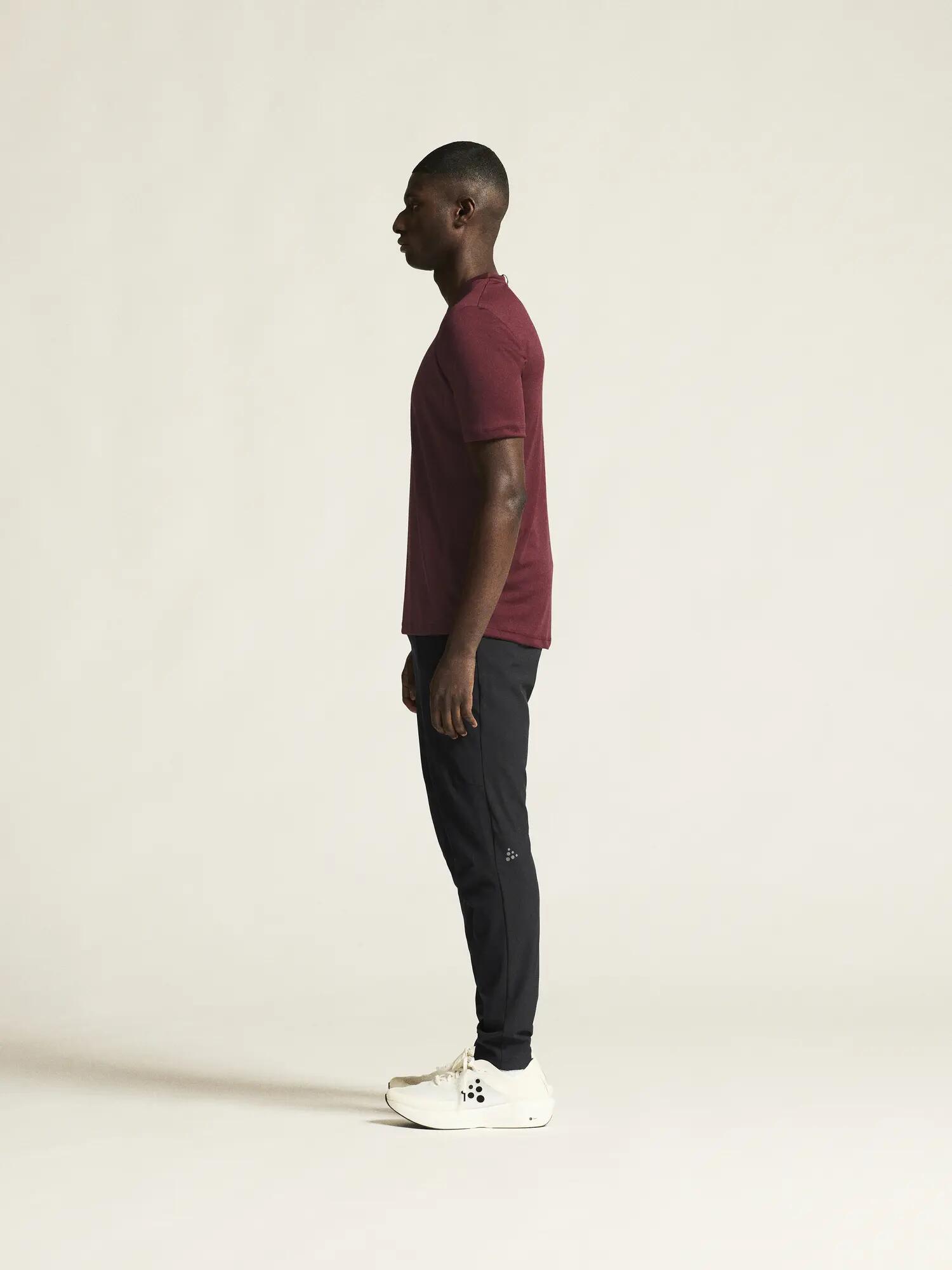 craft SQUAD GO JERSEY SOLID M matchshirt van rekbaar polyester – Maroon 6/7