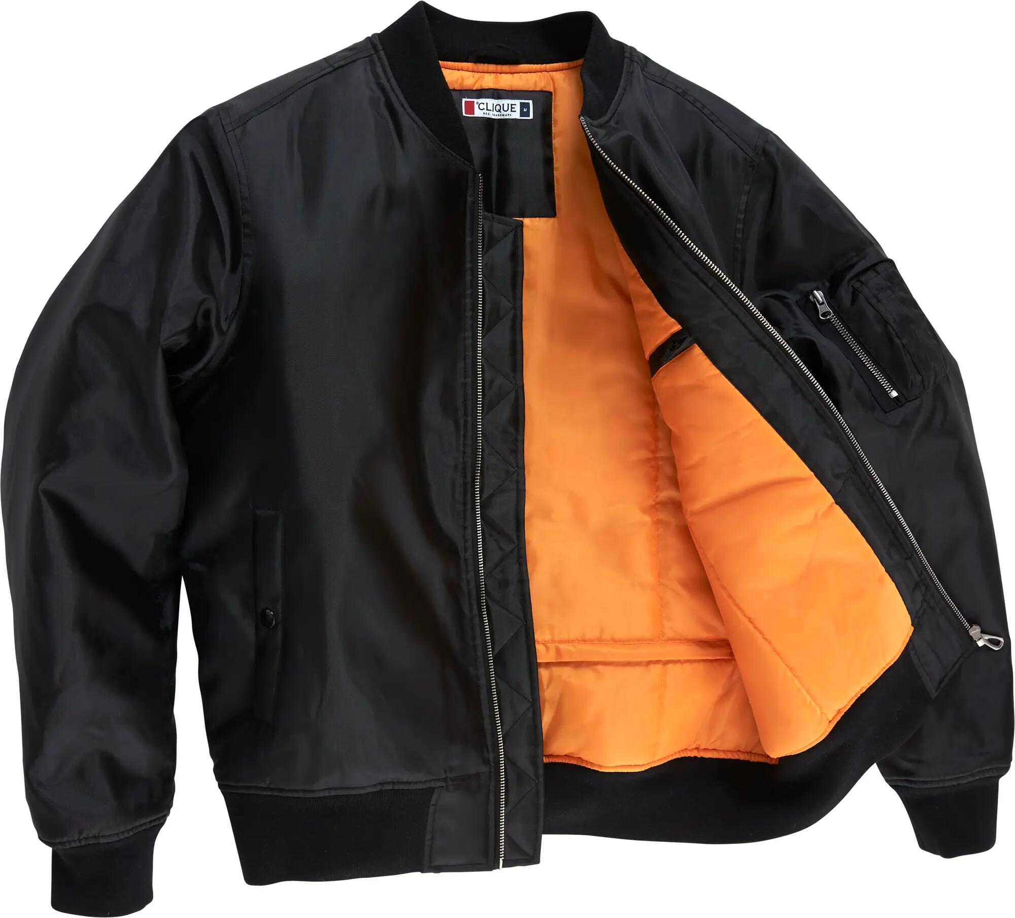 clique Bomber em poliéster 200D Oxford – black 4/7
