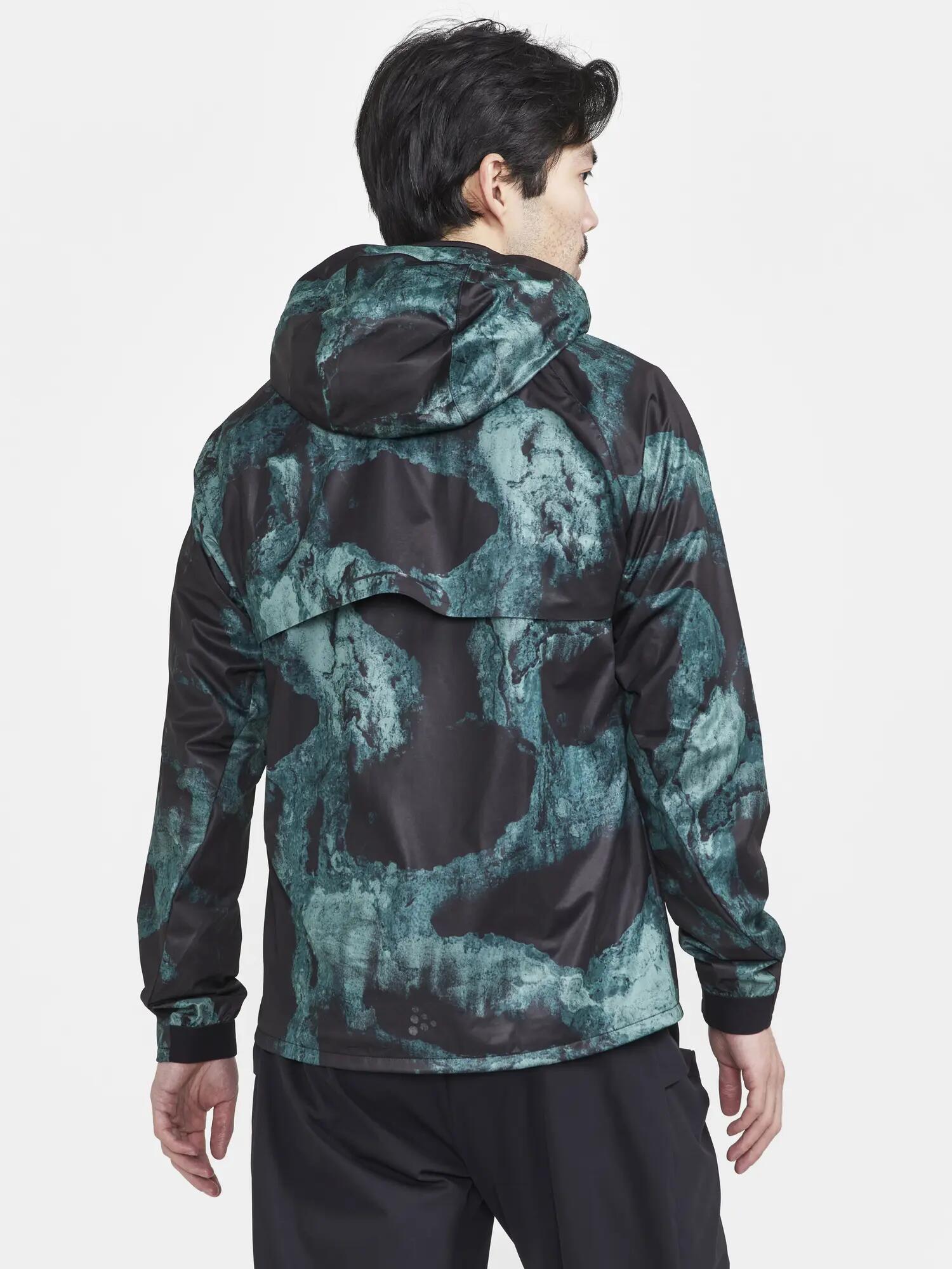 craft PRO Hydro Jacket 2 M – Waterdichte, ademende hardloopjas – Opal-Multi 3/6