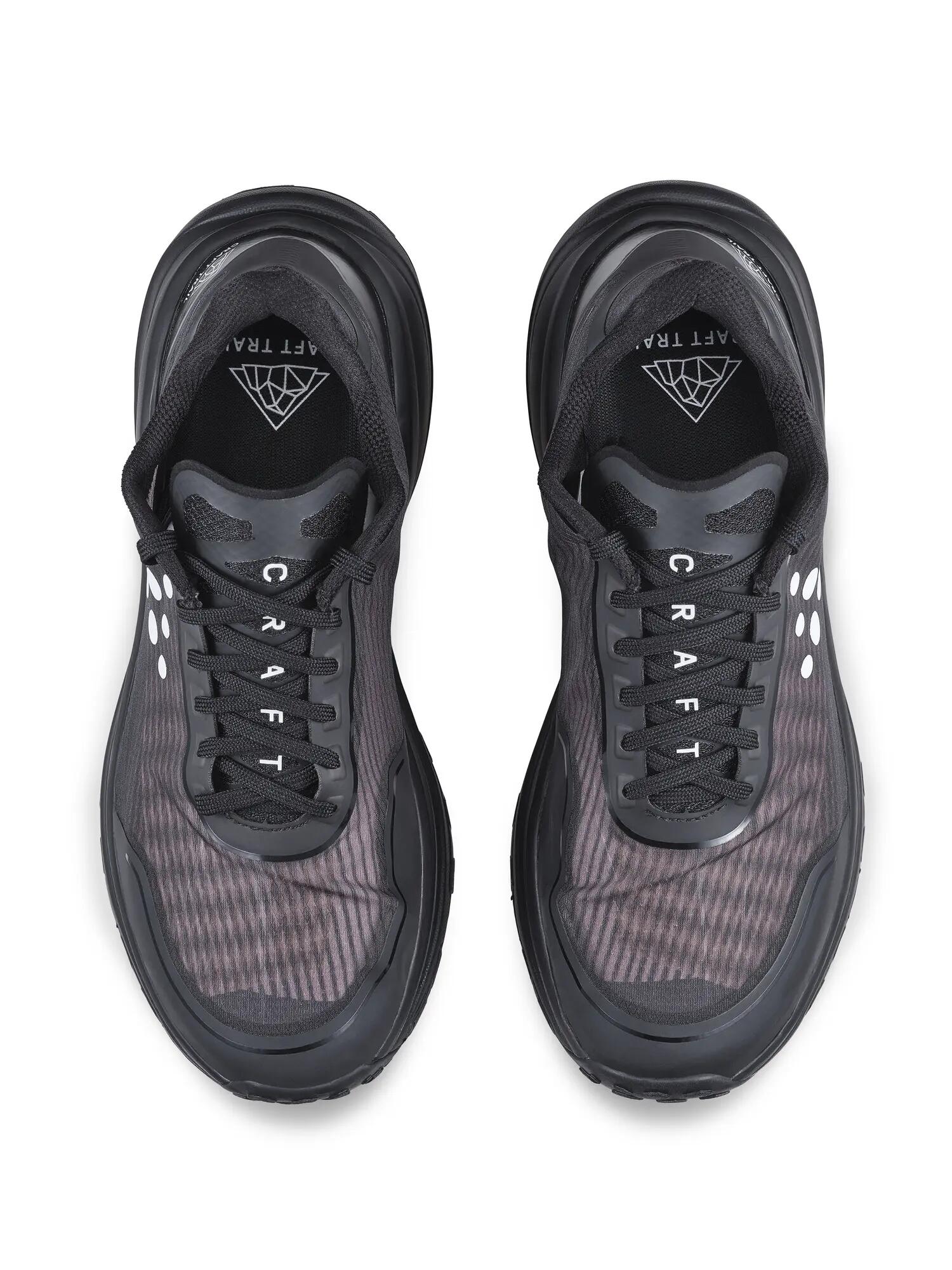 craft Pure Trail M Trailrunning-Schuh mit Cr Foam™ und Rockplate – Black-White 7/7