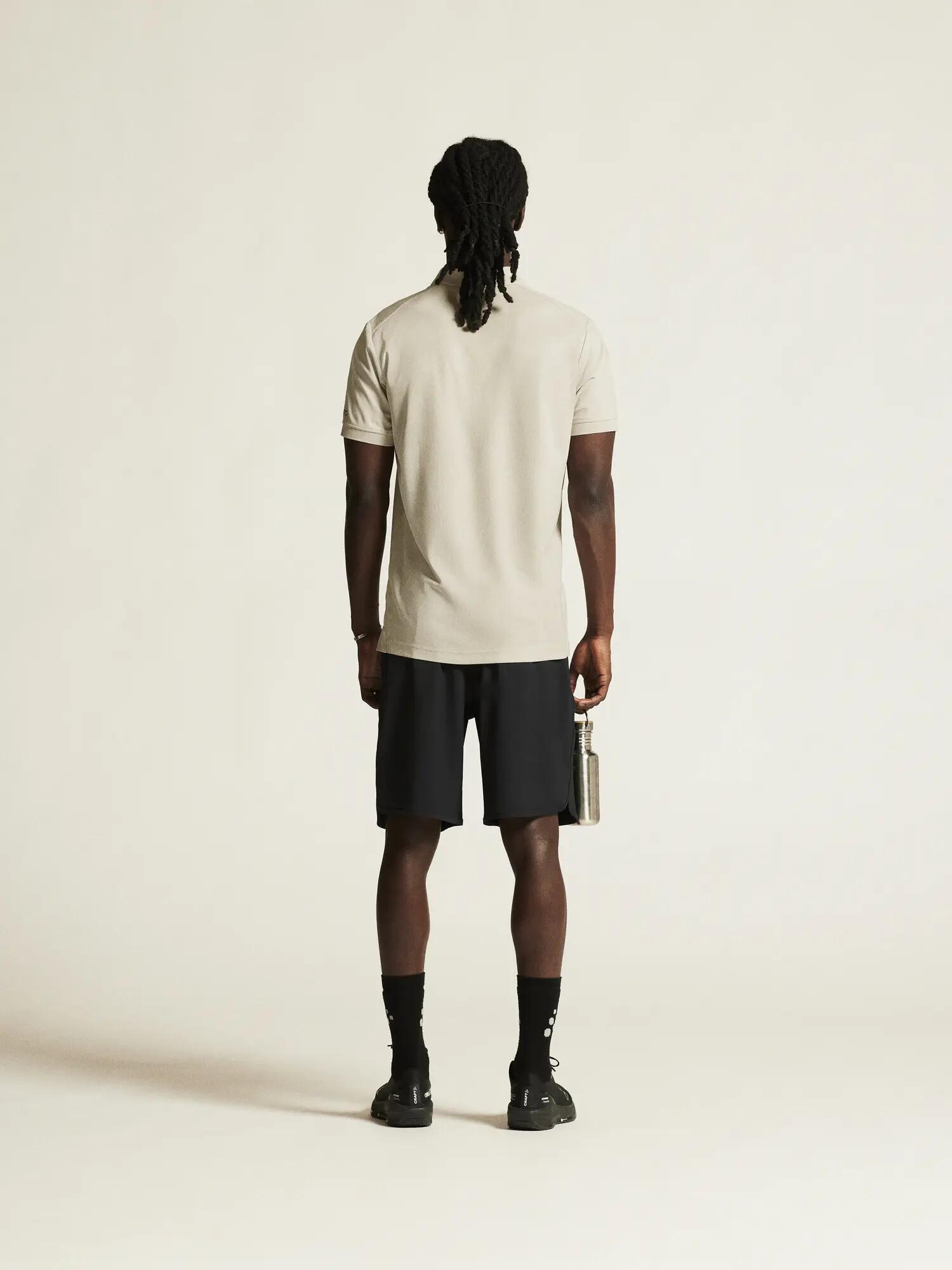 craft CORE Unify Polo in gerecycled polyester – Plaster 7/7