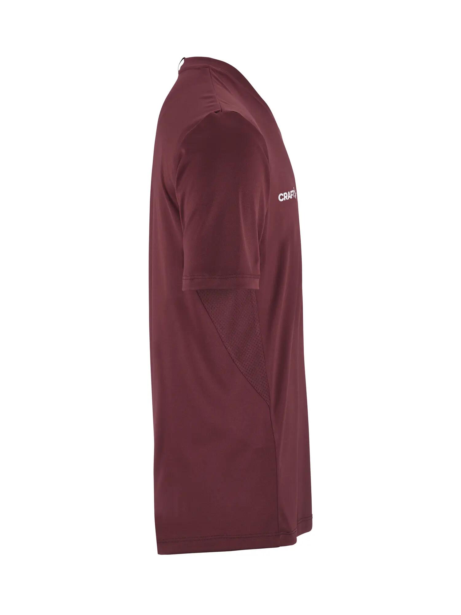craft SQUAD GO JERSEY SOLID M matchshirt van rekbaar polyester – Maroon 3/7