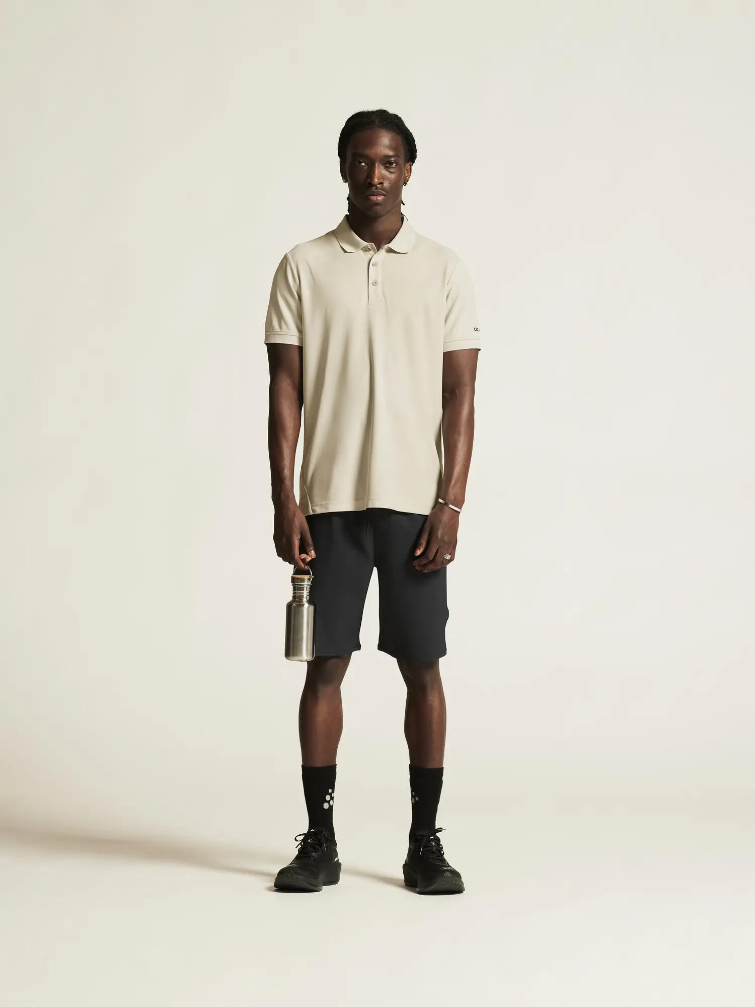craft CORE Unify Polo in gerecycled polyester – Plaster 5/7
