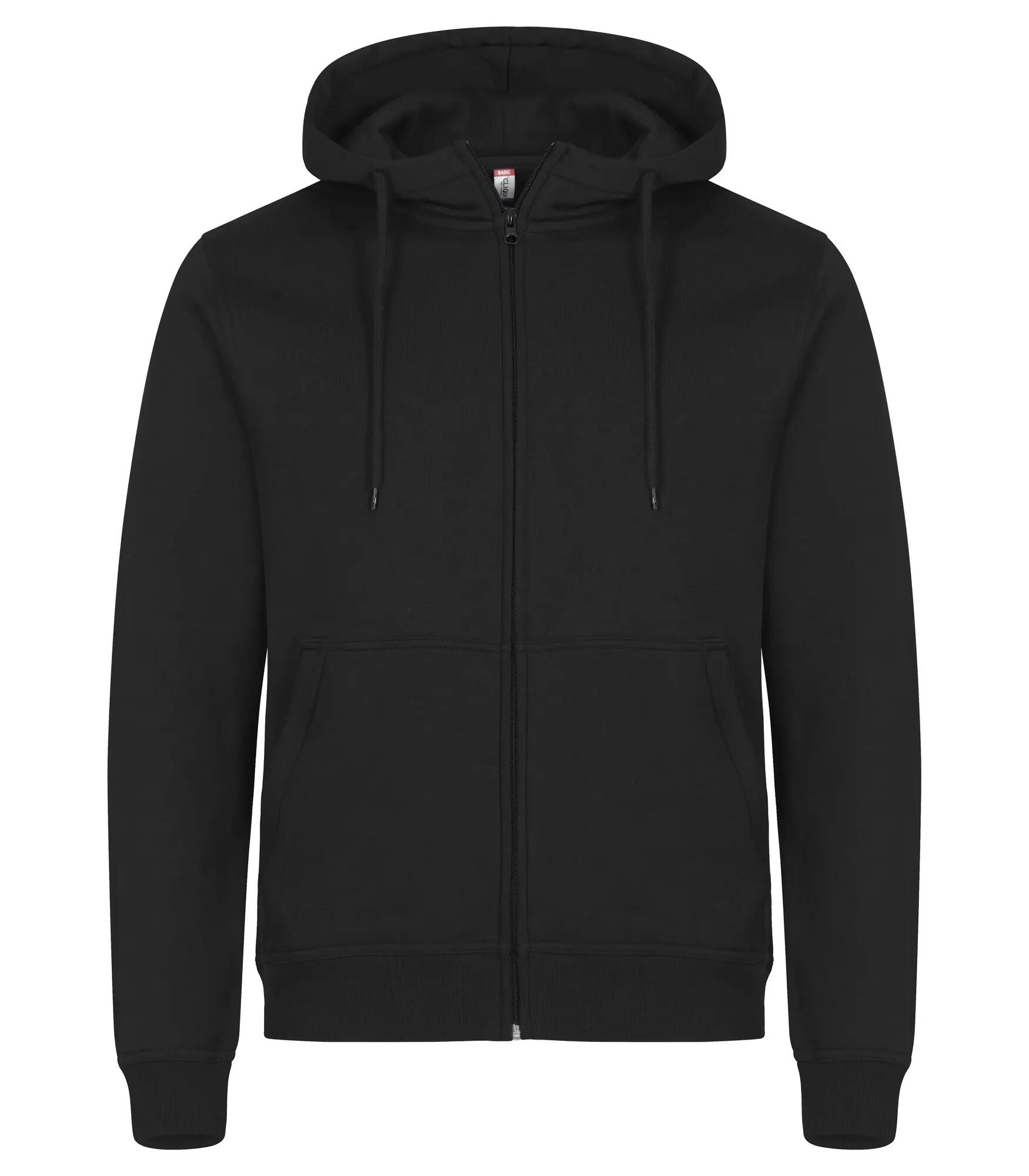 clique Miami Hoody Full Zip capuchonvest van katoen en gerecycled polyester – 1/4