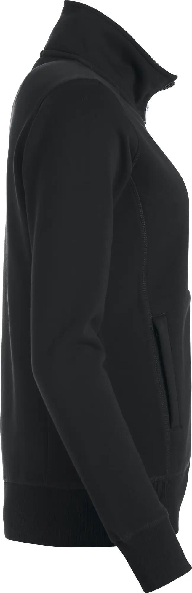 clique Classic Cardigan Women em mistura de algodão, preto – black 4/4