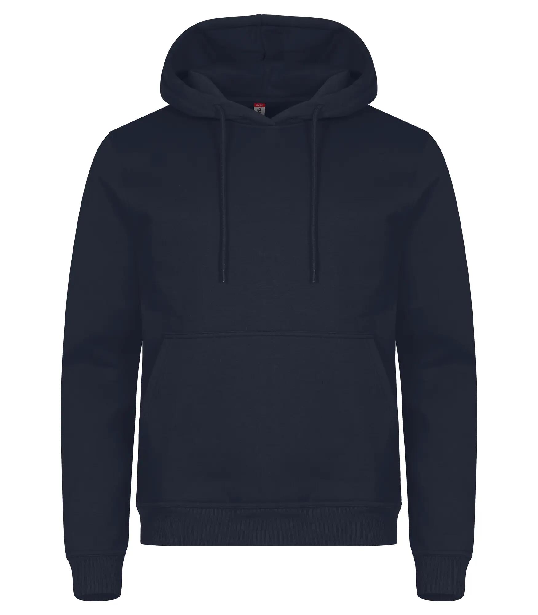 clique Miami Kapuzenpullover aus Baumwolle und Recyclingpolyester – Marineblau 1/8
