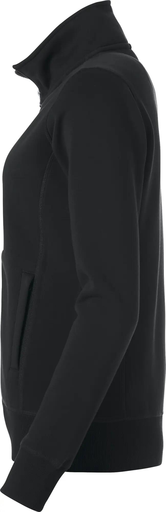 clique Classic Cardigan Women em mistura de algodão, preto – black 3/4