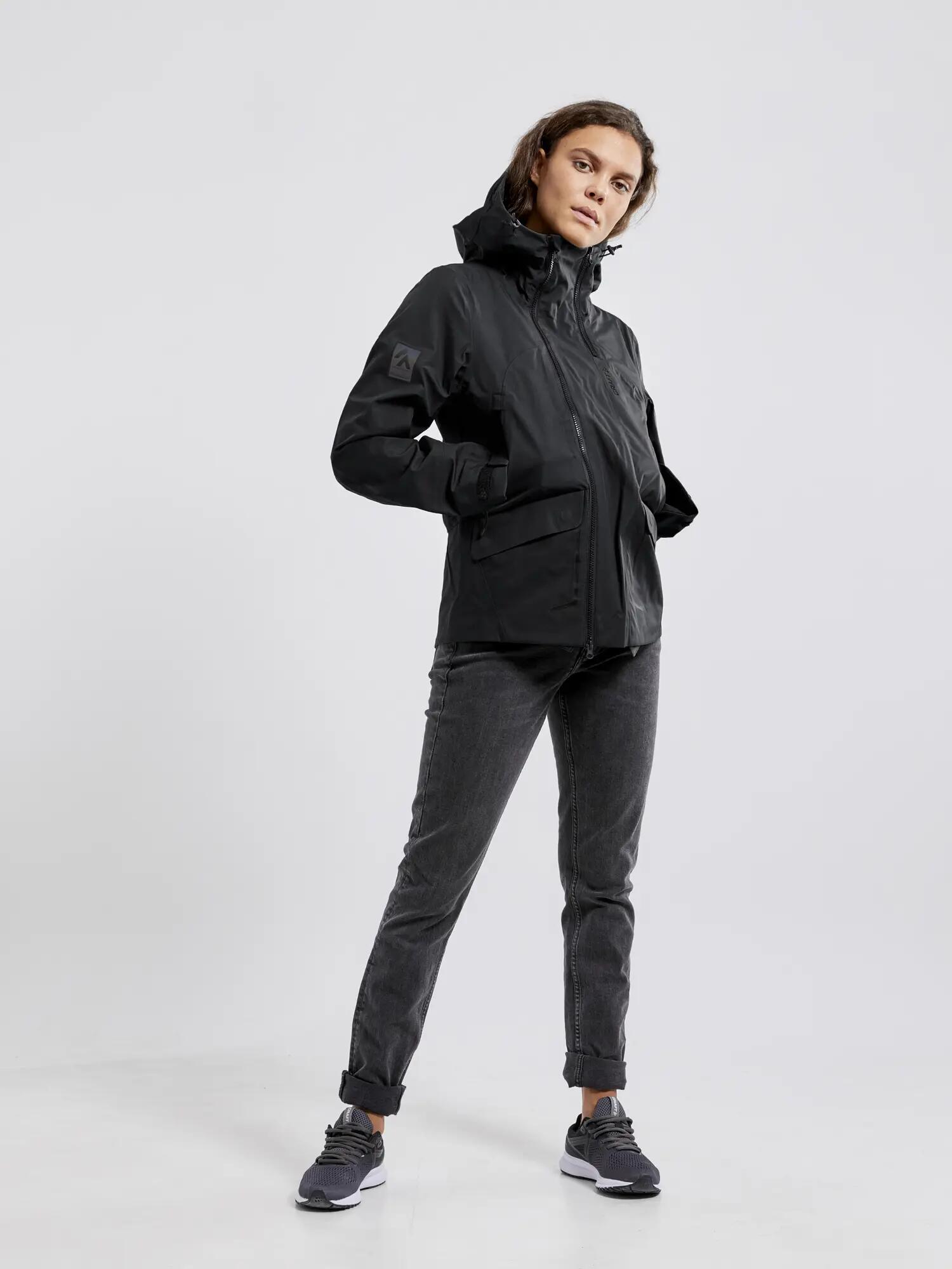 craft Polar shell jacket W - 3-laags jas water- en winddicht – Black 6/6