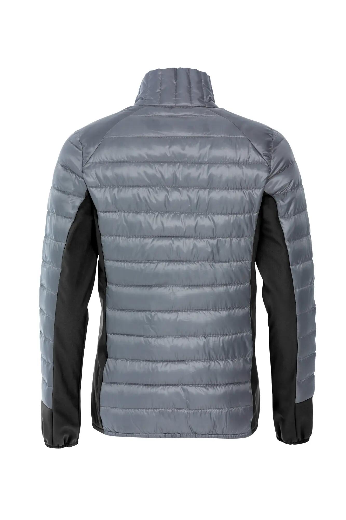 clique jas Lemont gewatteerd met softshell-panele – grey 2/4
