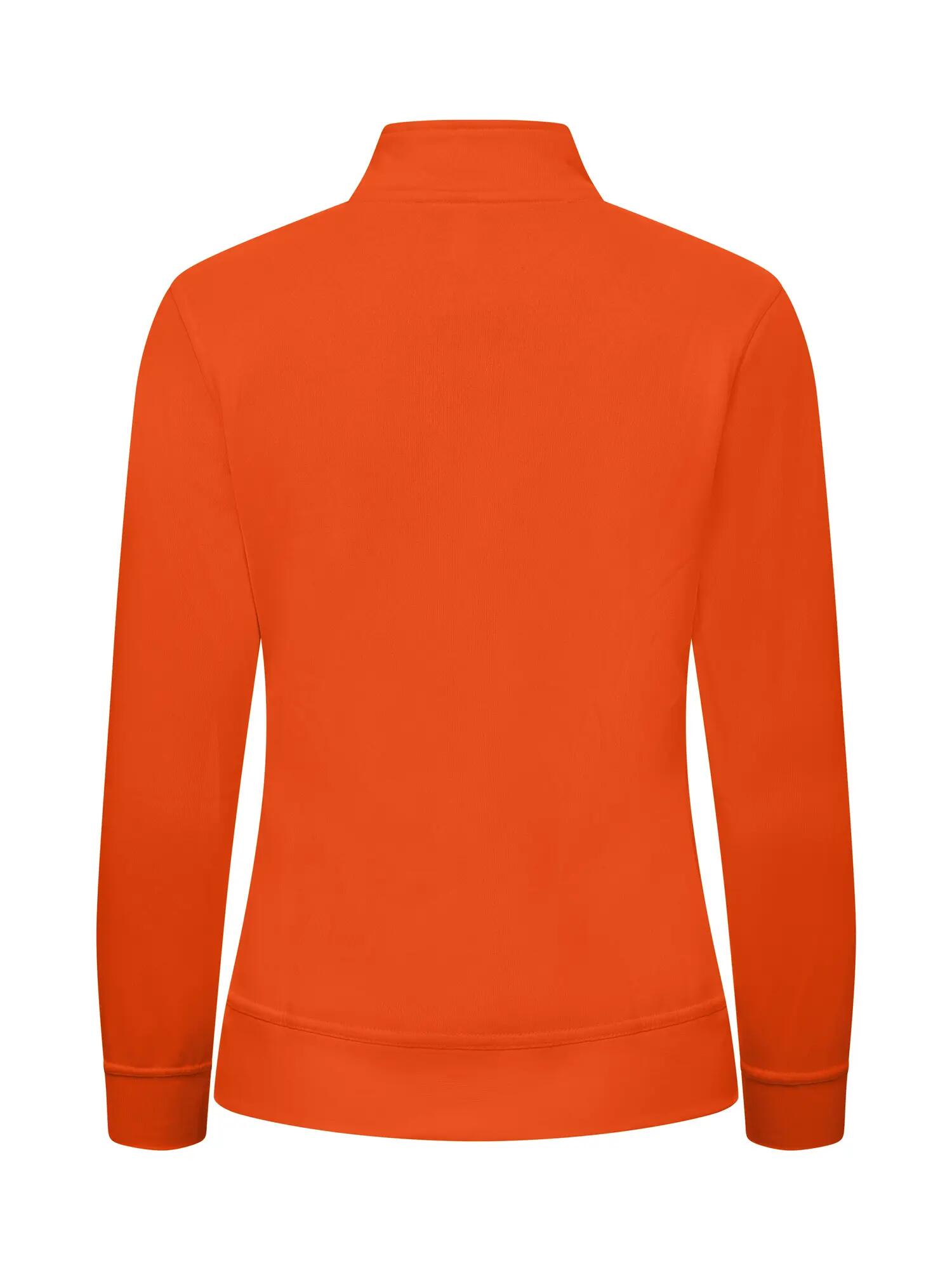 clique Cardigan Basic Donna in felpa, arancione alta visibilità – visibility 3/4