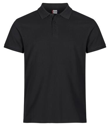 clique Heavy Premium Polo en coton peigné lourd – noir, 2XL – black