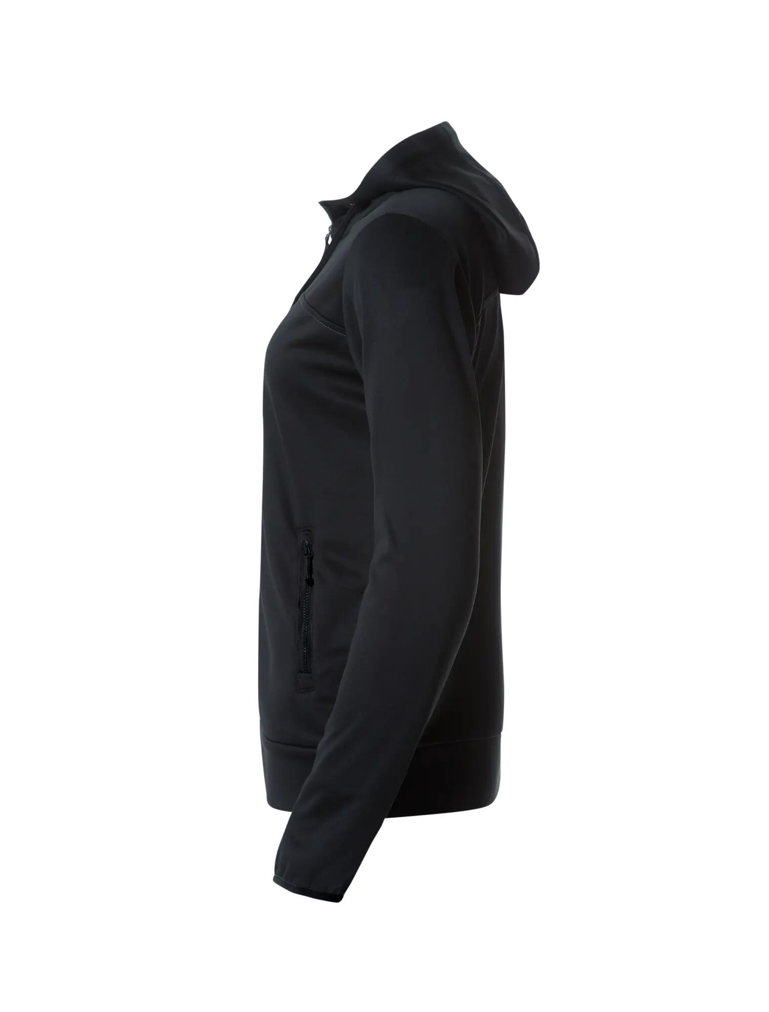 clique Ottawa Women veste à capuche en polyester doux – black 3/4