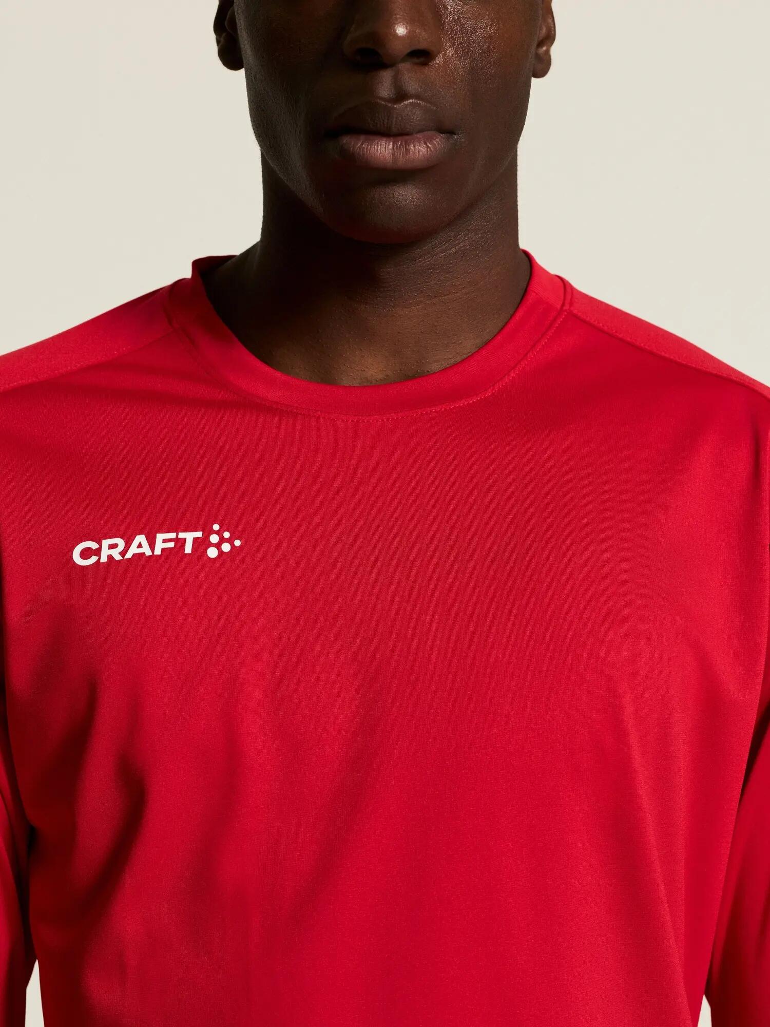 craft Evolve 2.0 Crewneck Herren Midlayer aus recyceltem Polyester – Bright red 7/7