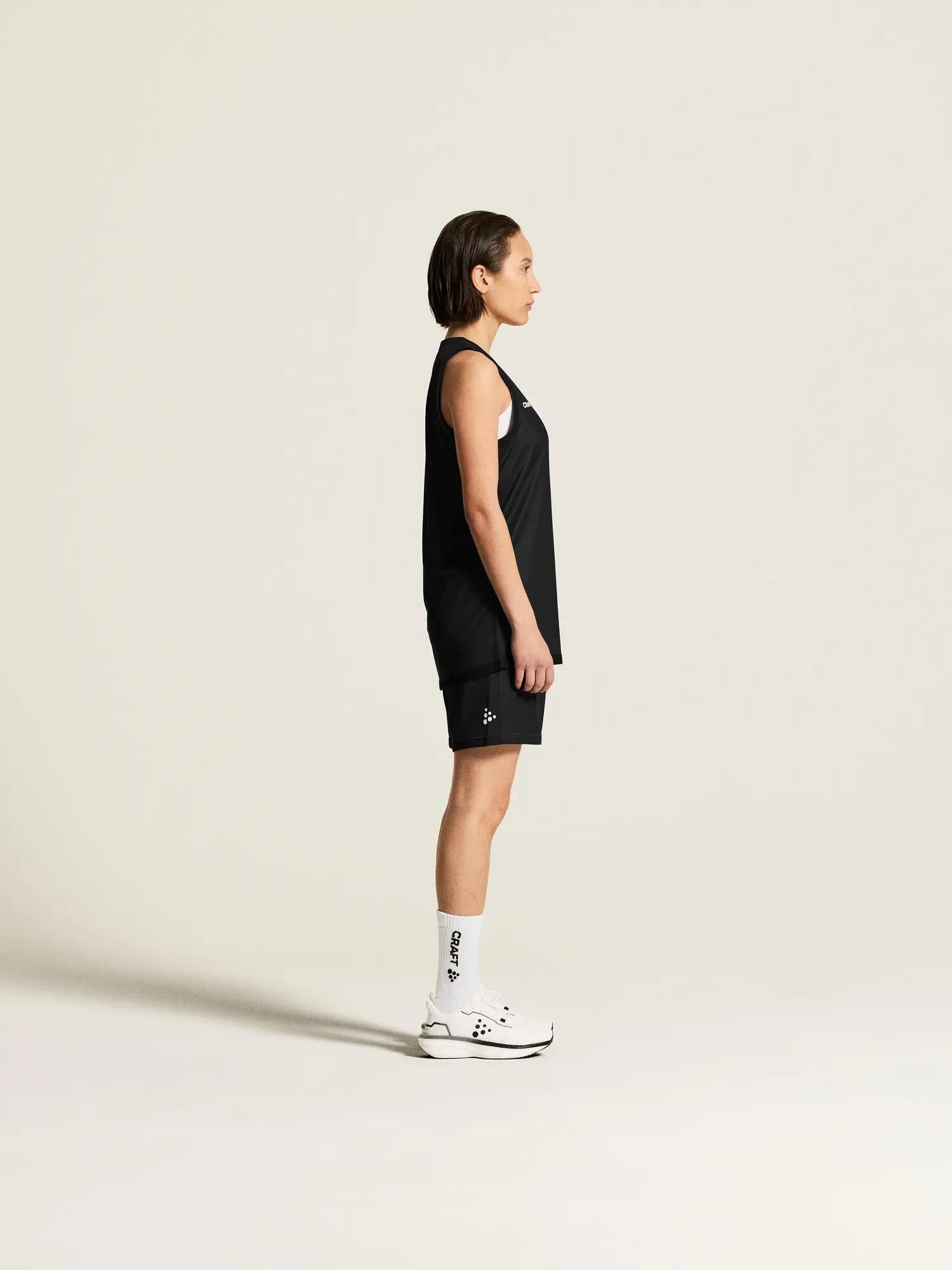 craft Basket 2.0 W Reversible Singlet — leicht, recycelt – Black/Contrast white 7/7