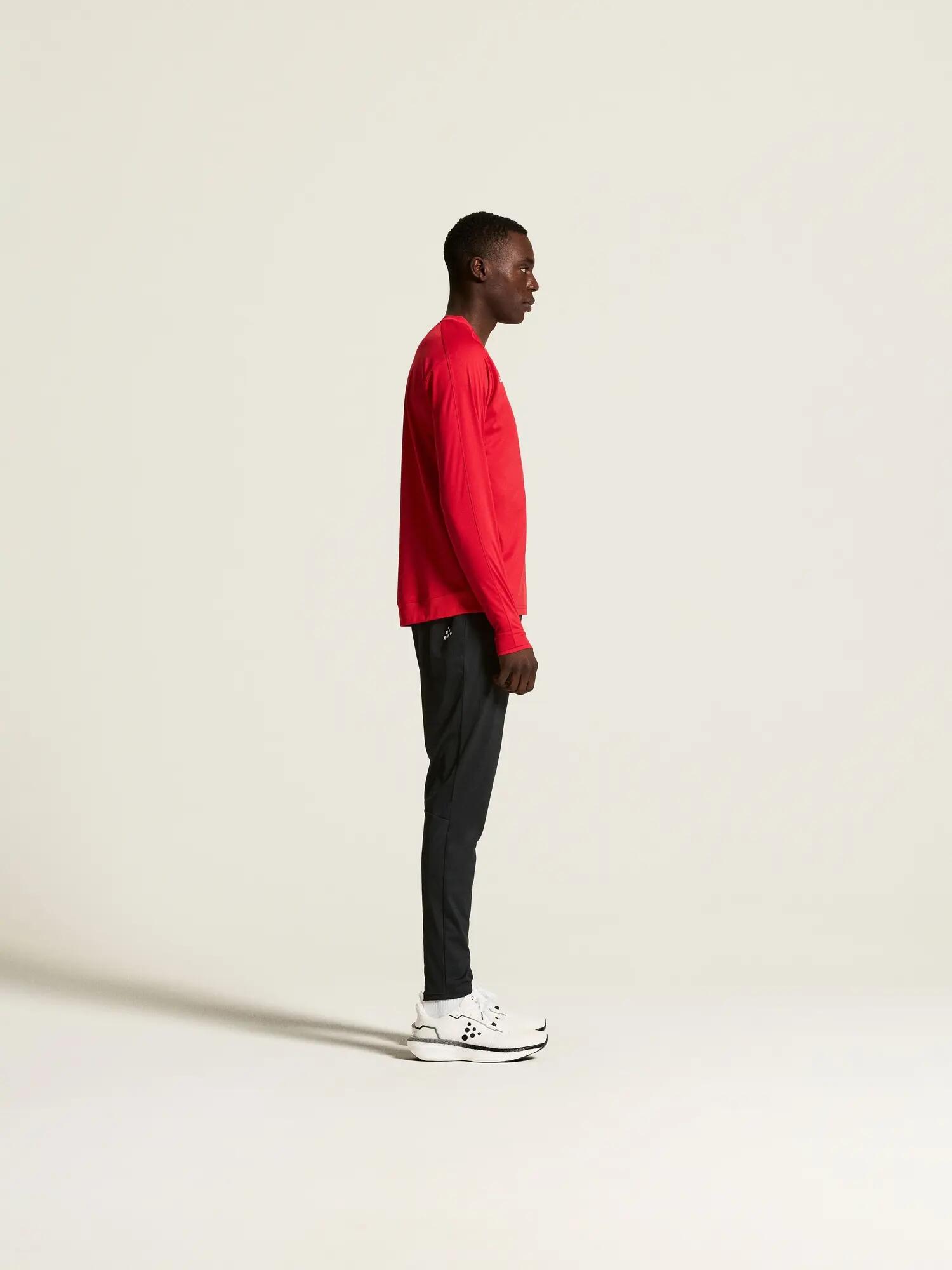 craft Evolve 2.0 Crewneck Herren Midlayer aus recyceltem Polyester – Bright red 6/7
