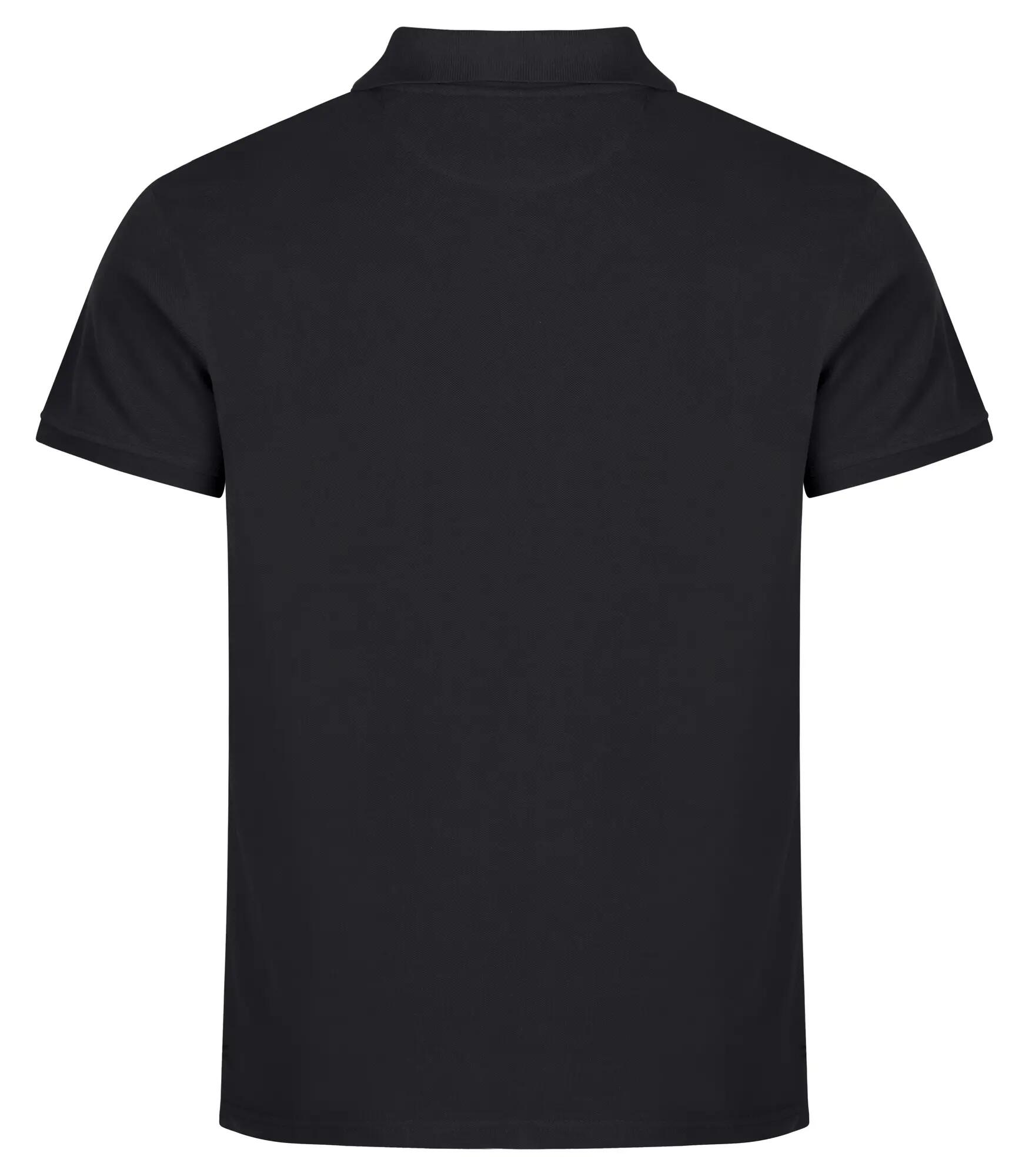 clique Heavy Premium Polo em algodão penteado - preto – black 2/4