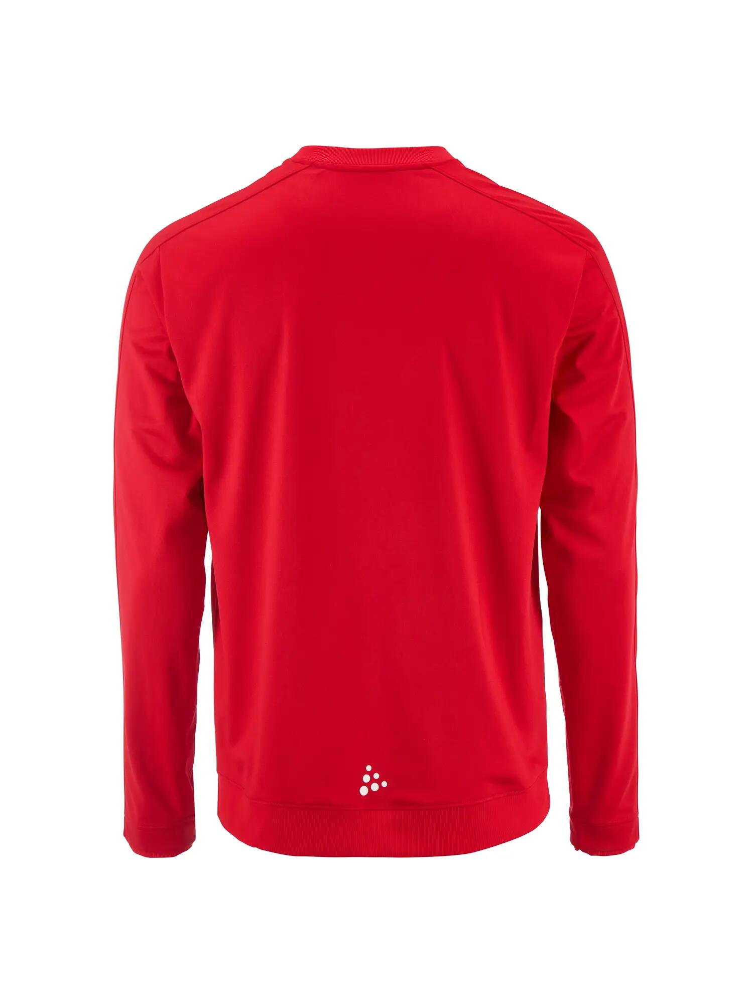 craft Evolve 2.0 Crewneck Herren Midlayer aus recyceltem Polyester – Bright red 4/7