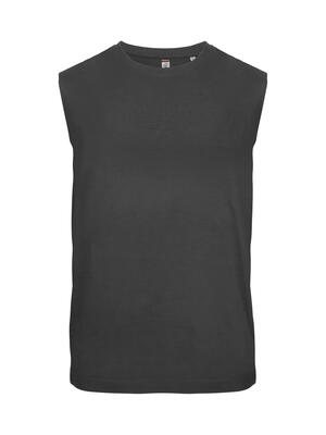 Clique sleeveless mouwloos unisex t-shirt van katoen – metal grey