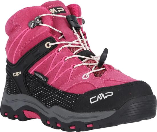 cmp Stivale Rigel Mid WP Bambino pelle resistente – 10HC Geraneo-Off White