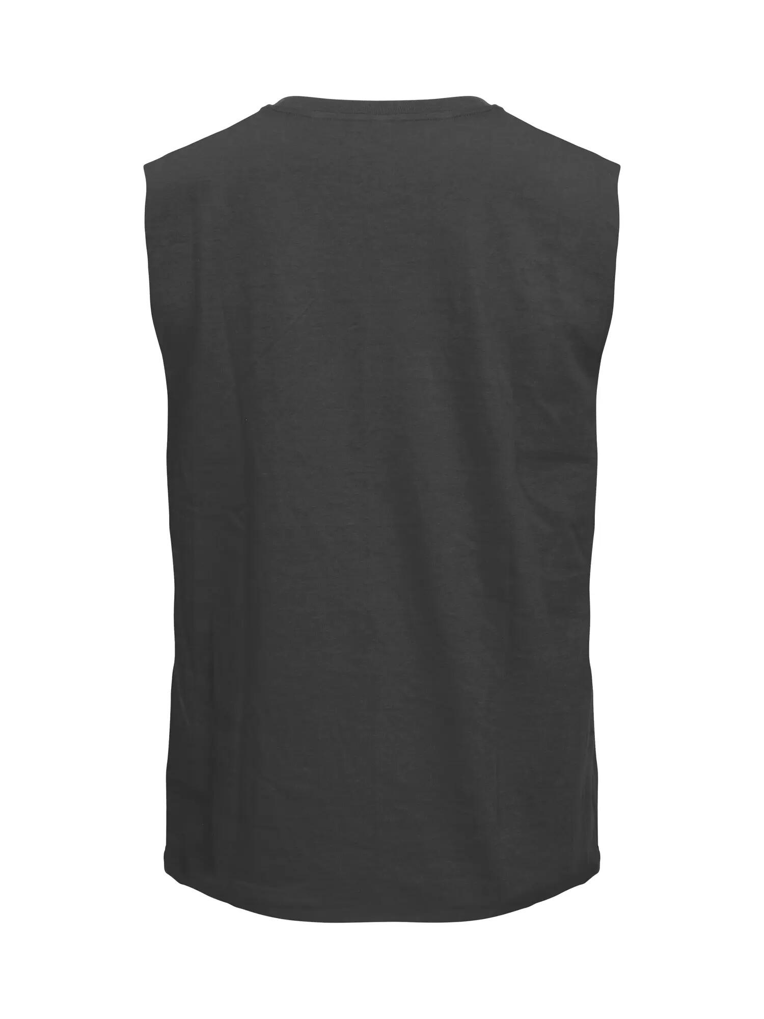 clique Sleeveless t-shirt sem mangas unissexo em algodão – metal grey 3/4