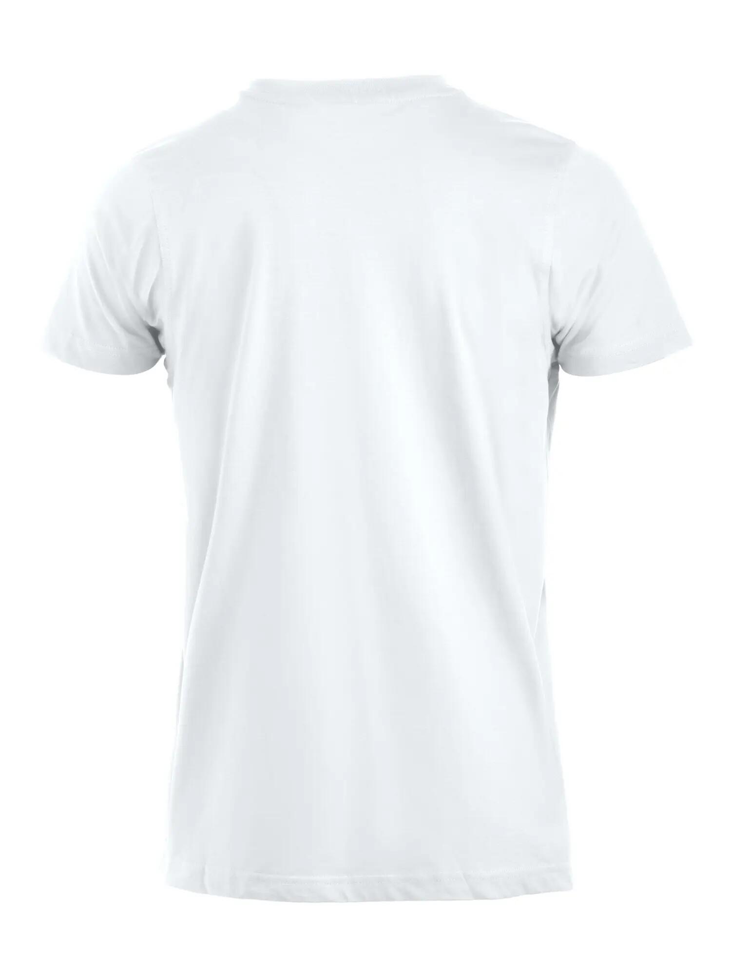 clique Premium-T – Herren T-Shirt mit Rundhals, Baumwolle, Weiß, 2XL – white 2/4