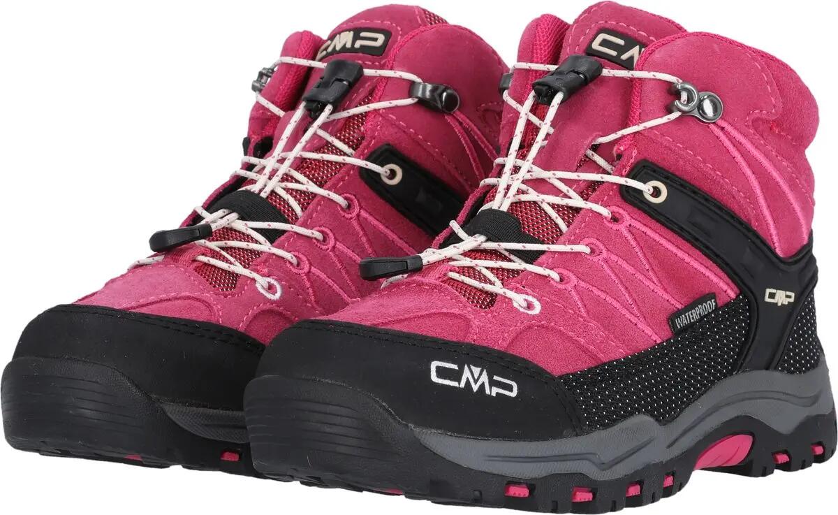 cmp Bottines Rigel Mid WP Enfant cuir imperméable – 10HC Geraneo-Off White 4/7