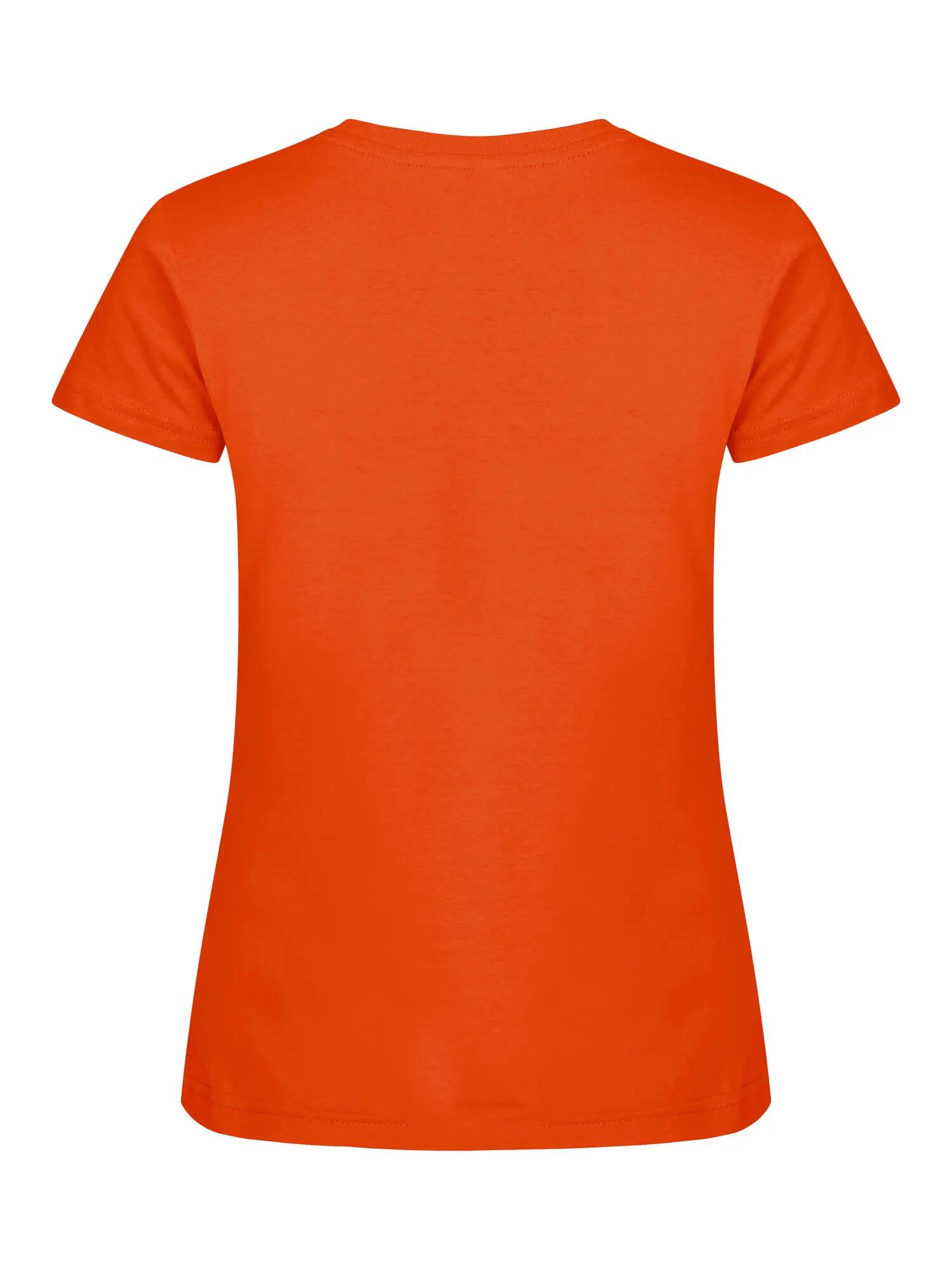 clique Basic-T Women T-shirt justa em algodão – blood orange 3/5