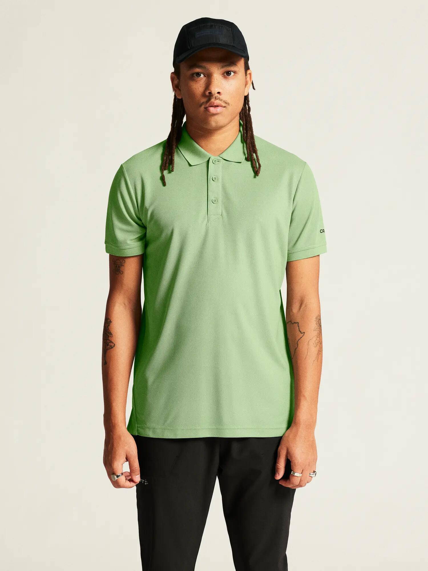 craft CORE Unify Polo van gerecycled polyester – Jade 7/7