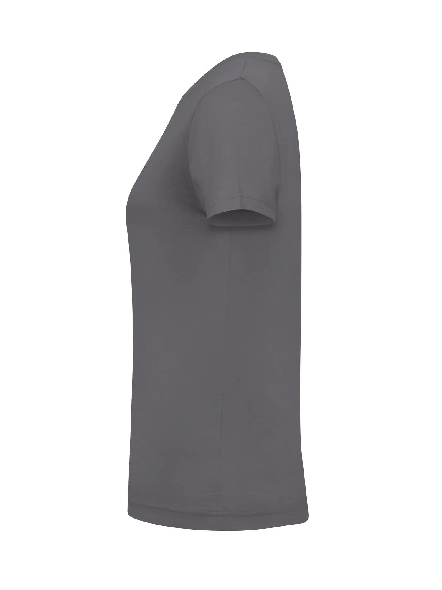 clique New Classic-T Women T-shirt de algodão, corte contemporâneo – Metal Grey 4/4