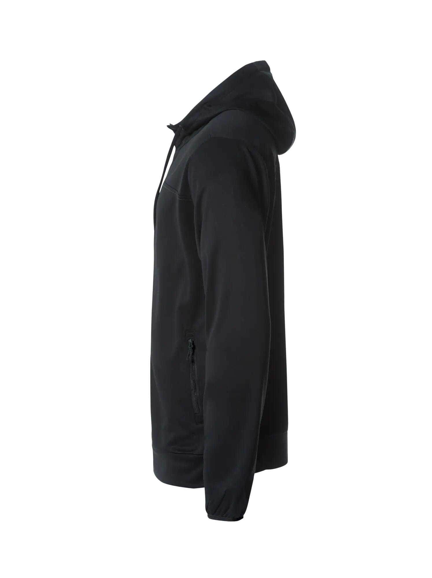 clique capuchonjack Ottawa van polyester voor heren – black 3/4