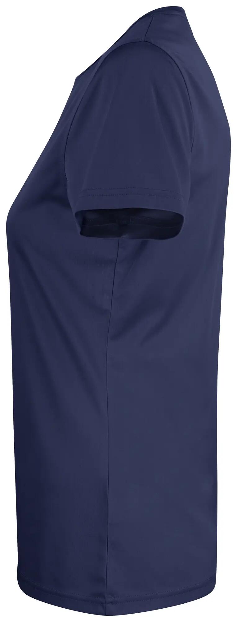 clique Basic Active-T Women T-Shirt aus 100% Polyester, spun dyed – dark 3/4
