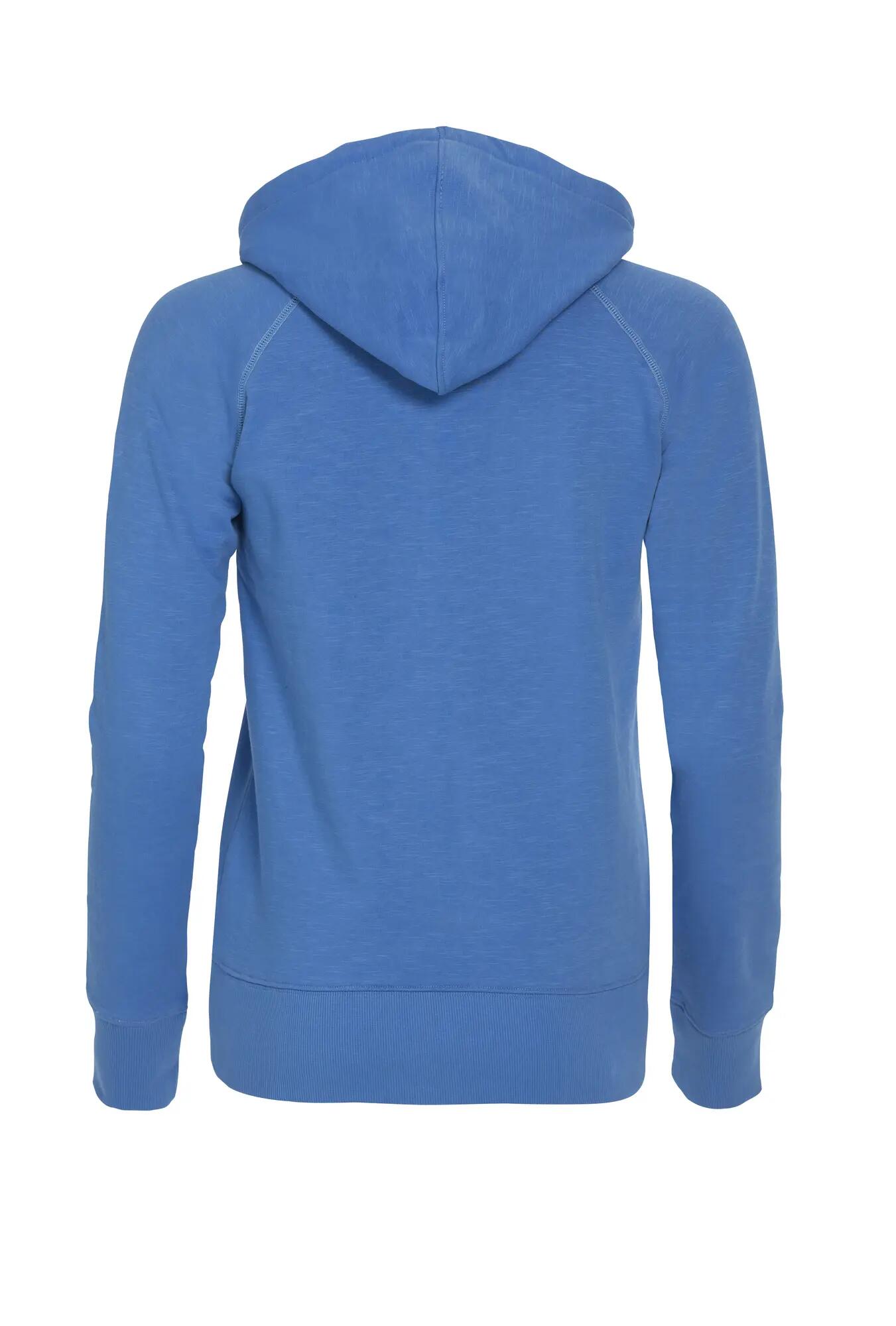 clique Loris Women - Dames hooded jack met rits van slub katoenmix – polar blue 2/4
