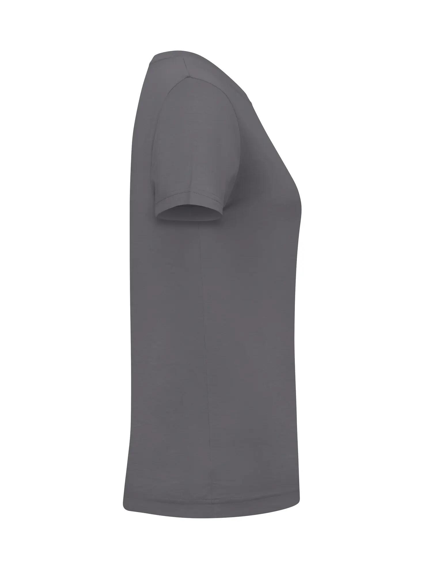 clique New Classic-T Women T-shirt de algodão, corte contemporâneo – Metal Grey 2/4