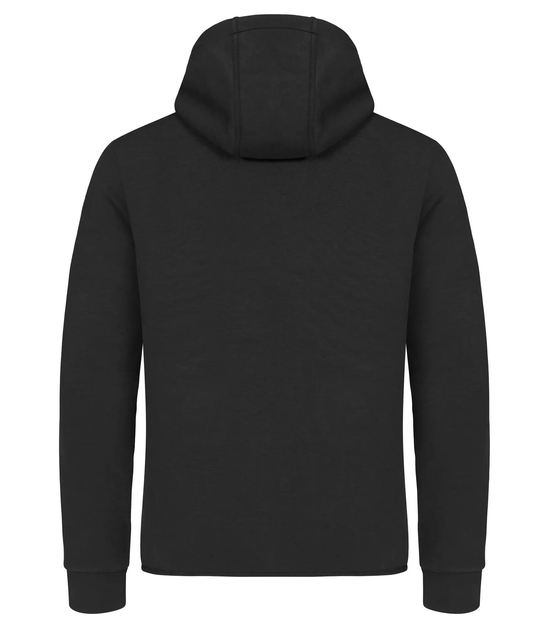 clique Hayden casaco com capuz em tecido air-layer preto – Black 2/4