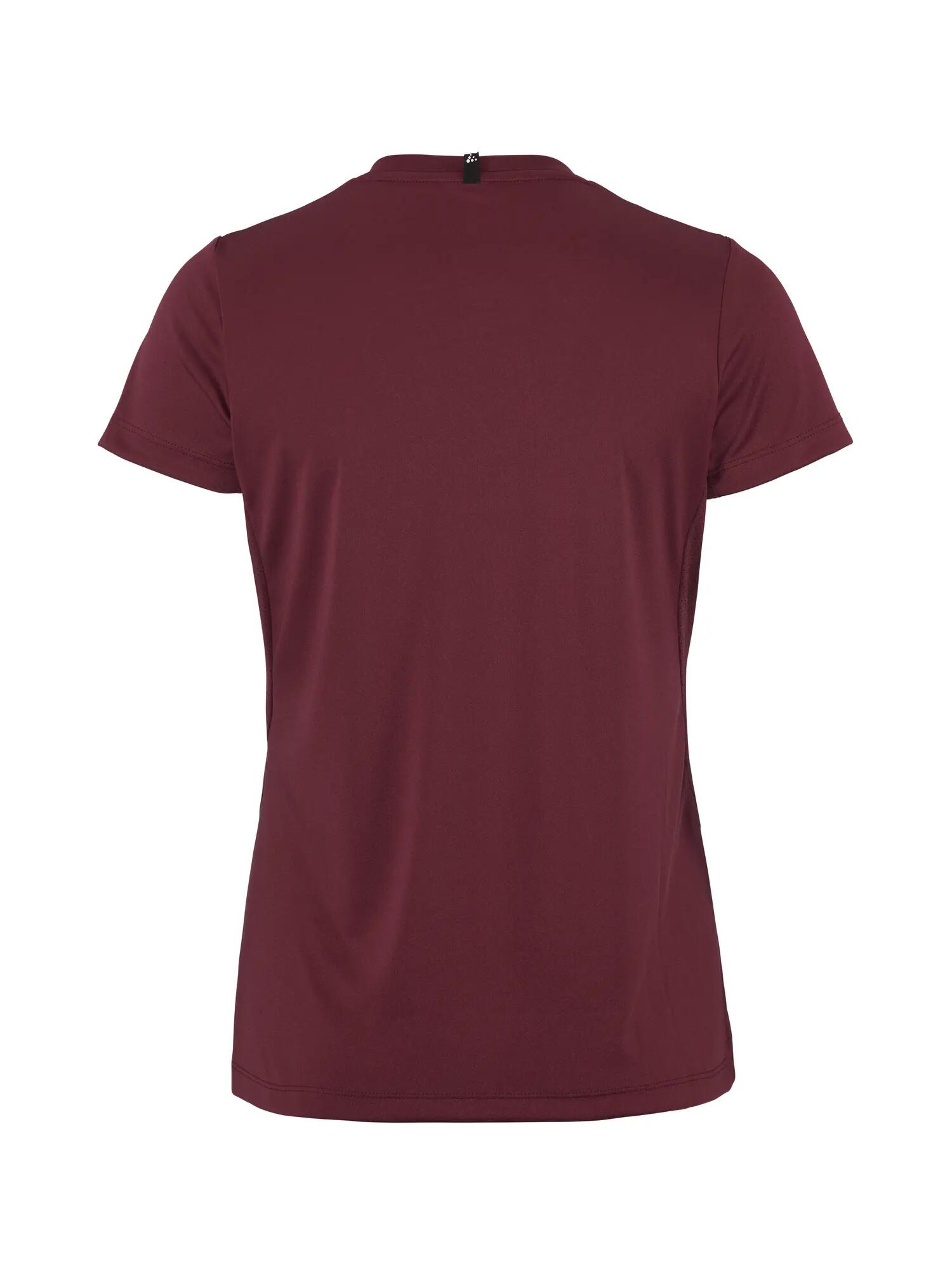 craft SQUAD GO JERSEY SOLID W - Stretch sportshirt dames – Maroon 4/7