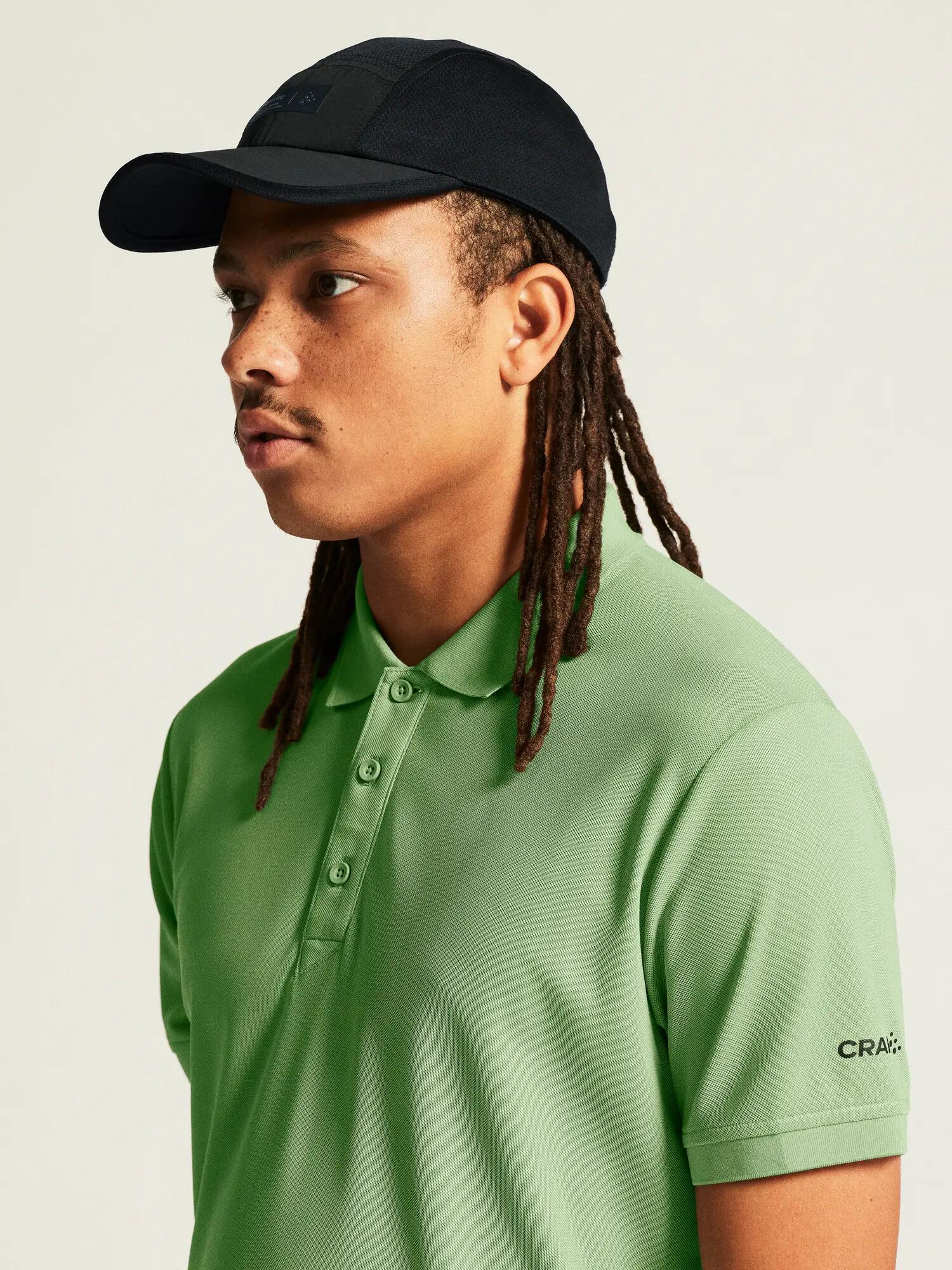 craft CORE Unify Polo van gerecycled polyester – Jade 2/7