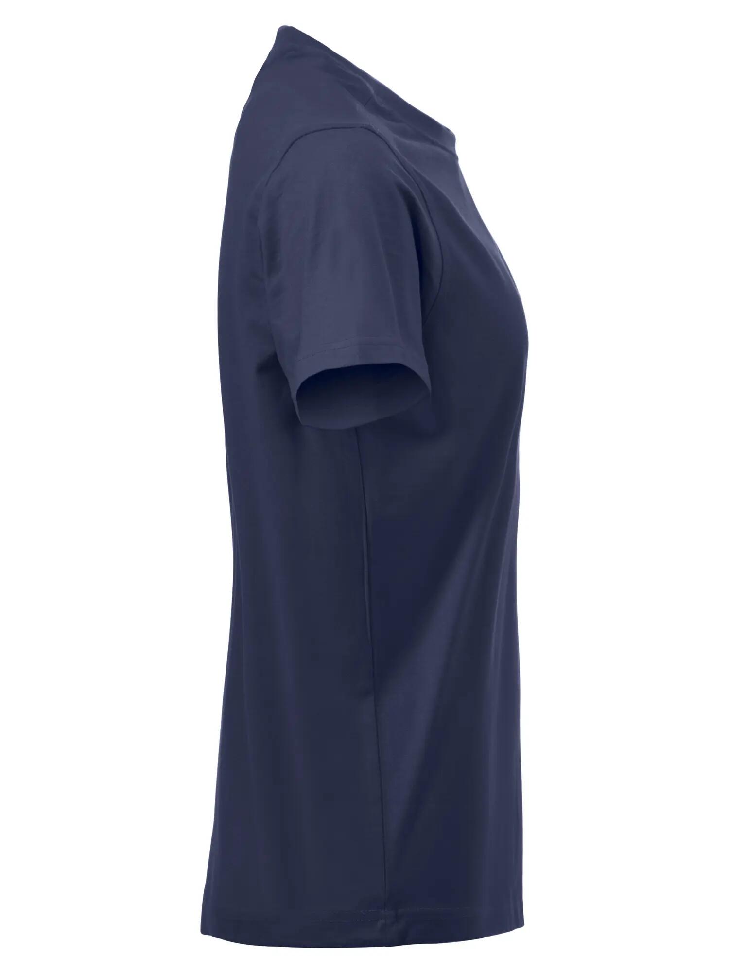 clique Premium-T Women – Damen-T-Shirt aus Premium-Baumwolle – dark Marineblau 4/4