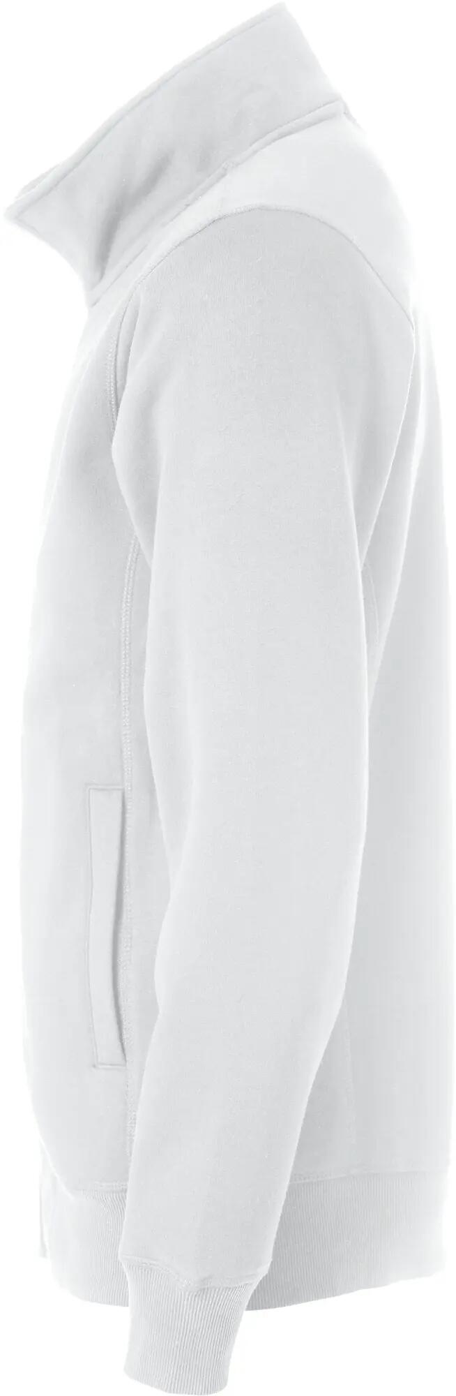 clique Classic Cardigan sweatvest met ritszakken wit – white 3/4