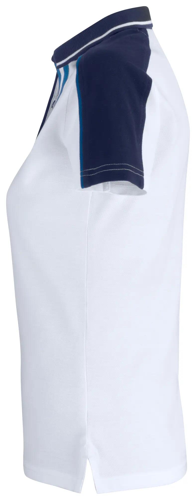 clique Pittsford Women Polo em 100% algodão branco – white 3/4