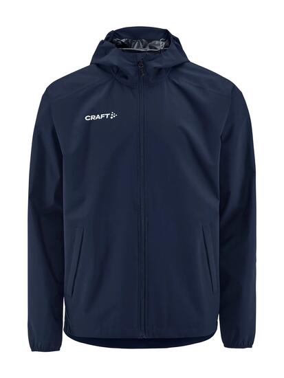 craft Squad Go Weather Jacke leicht und winddicht – Marineblau