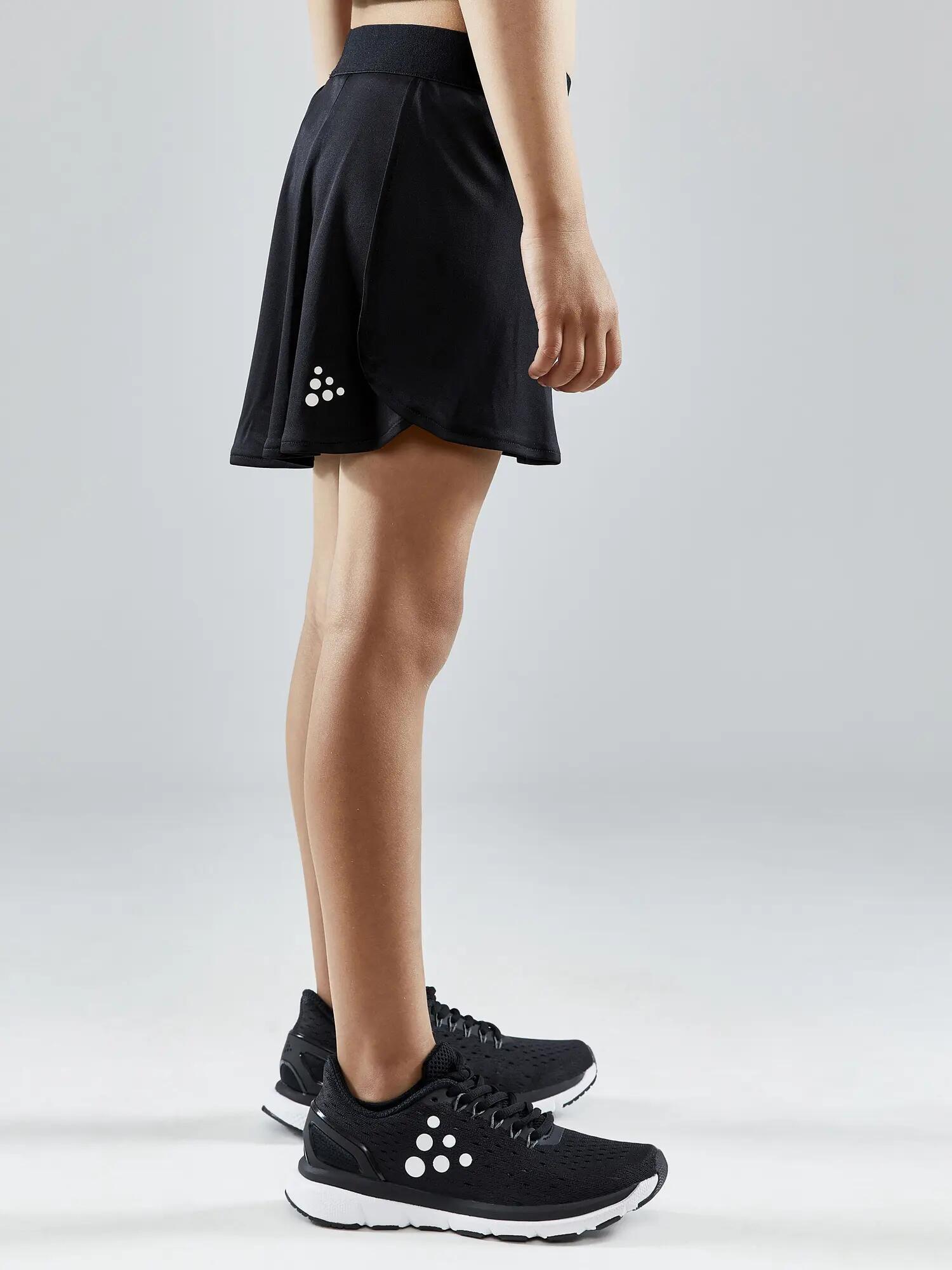 craft Trainingsrock Squad Go Skirt Jr leicht und dehnbar – Black 4/6