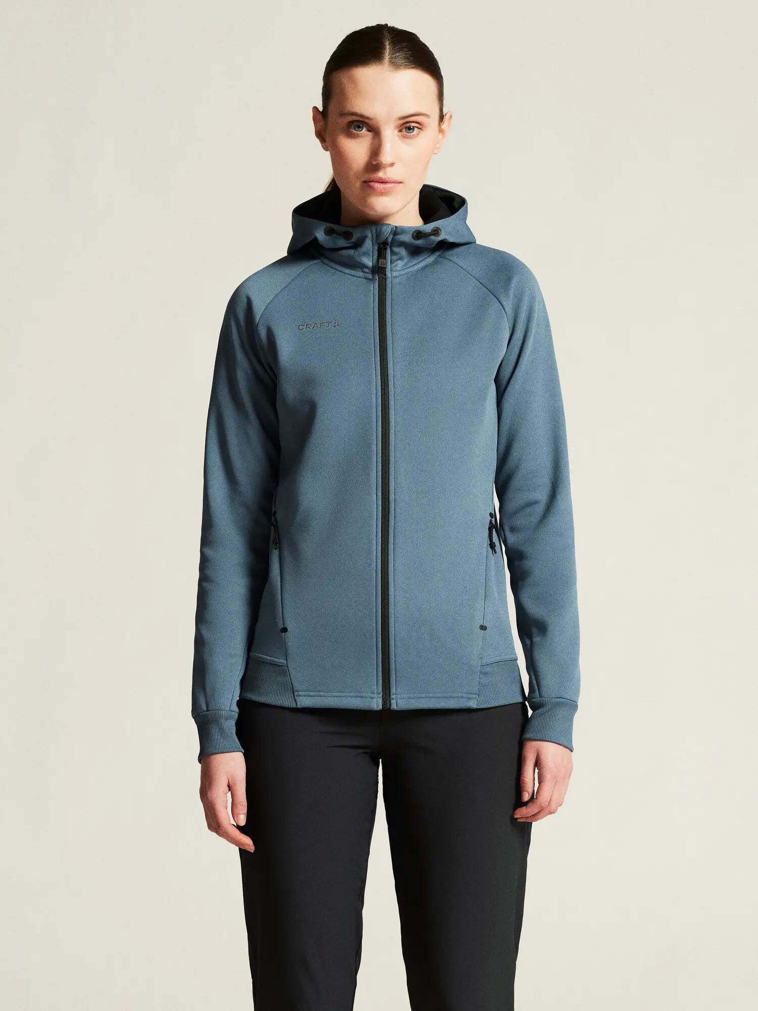 craft Kapuzenjacke ADV Unify FZ W aus recyceltem Polyester – Real 6/7