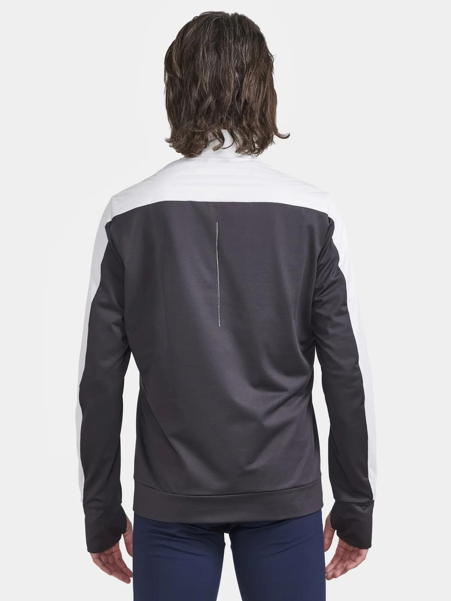 craft ADV Essence Warm Jacke Herren – Gepolstert und windabweisend – Ash-Slate 3/7