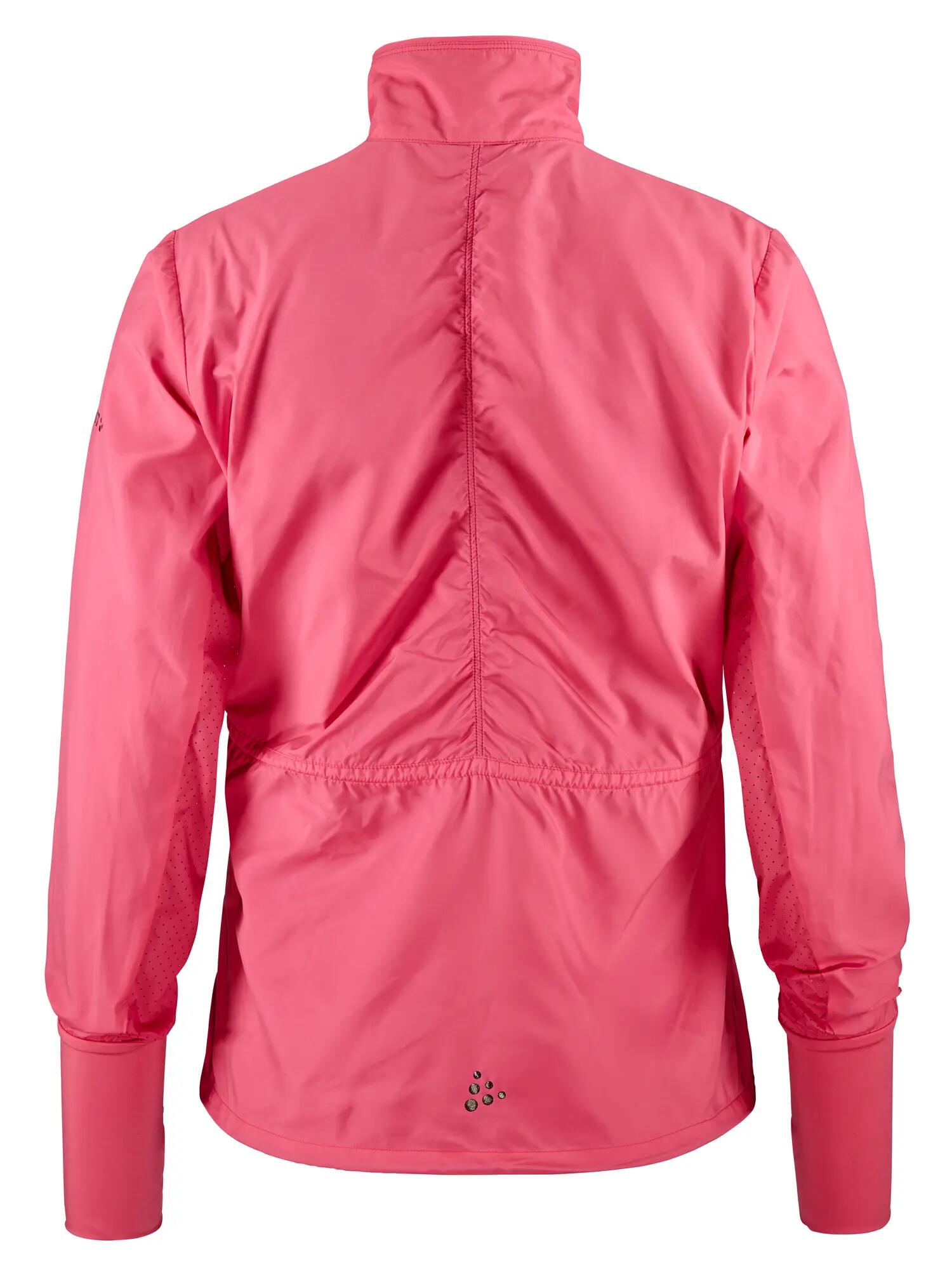 craft ADV Essence Wind Jacket W – leichte, wasserabweisende Jacke – Fuchsia 2/7