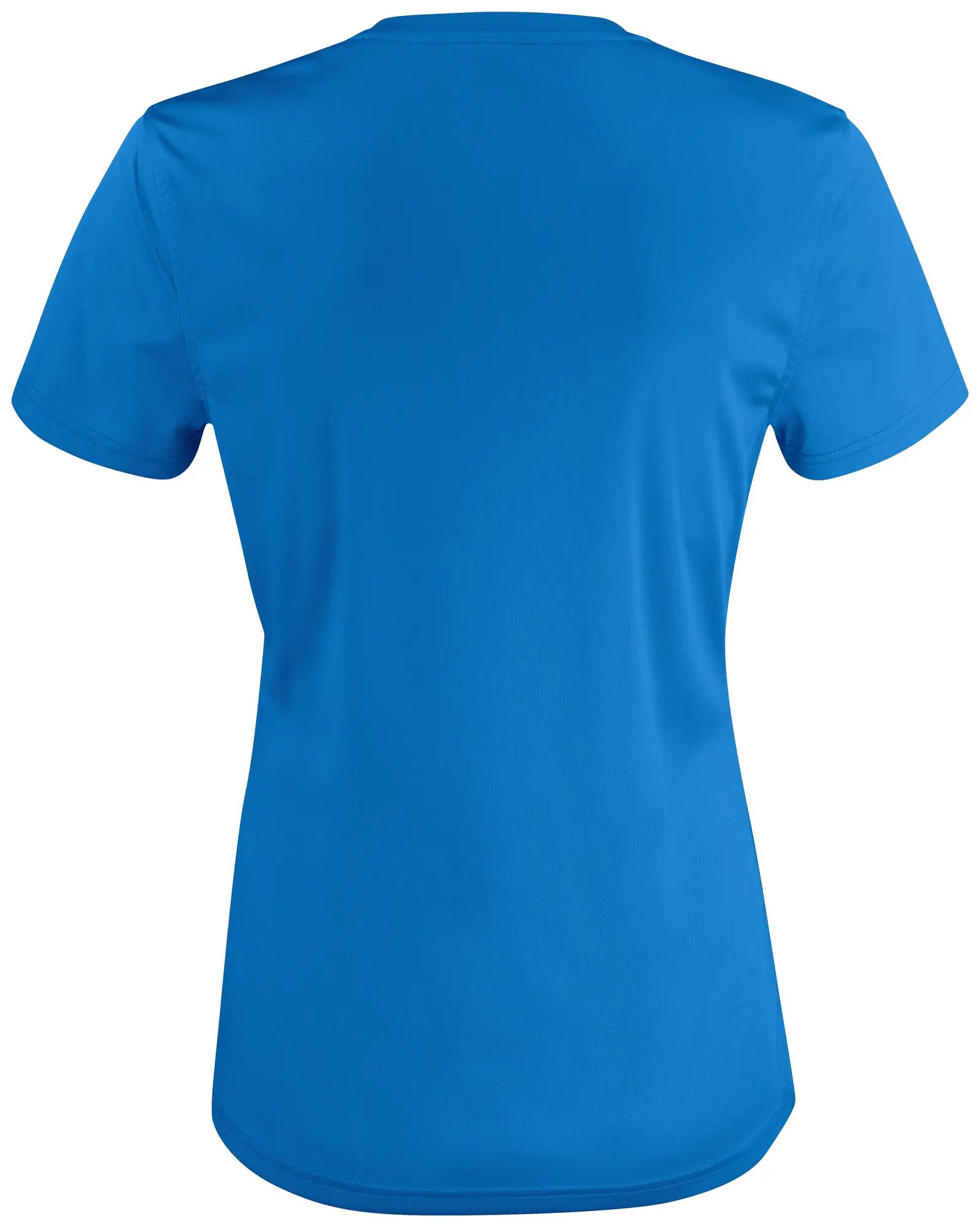 clique Basic Active-T Women T-Shirt aus 100% Polyester, spun dyed – royal blue 2/4