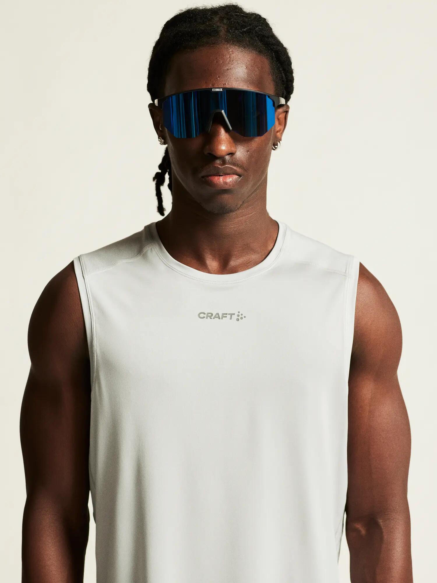 craft ADV Essence SL Tee 2 M débardeur technique respirant – Cloud 7/7
