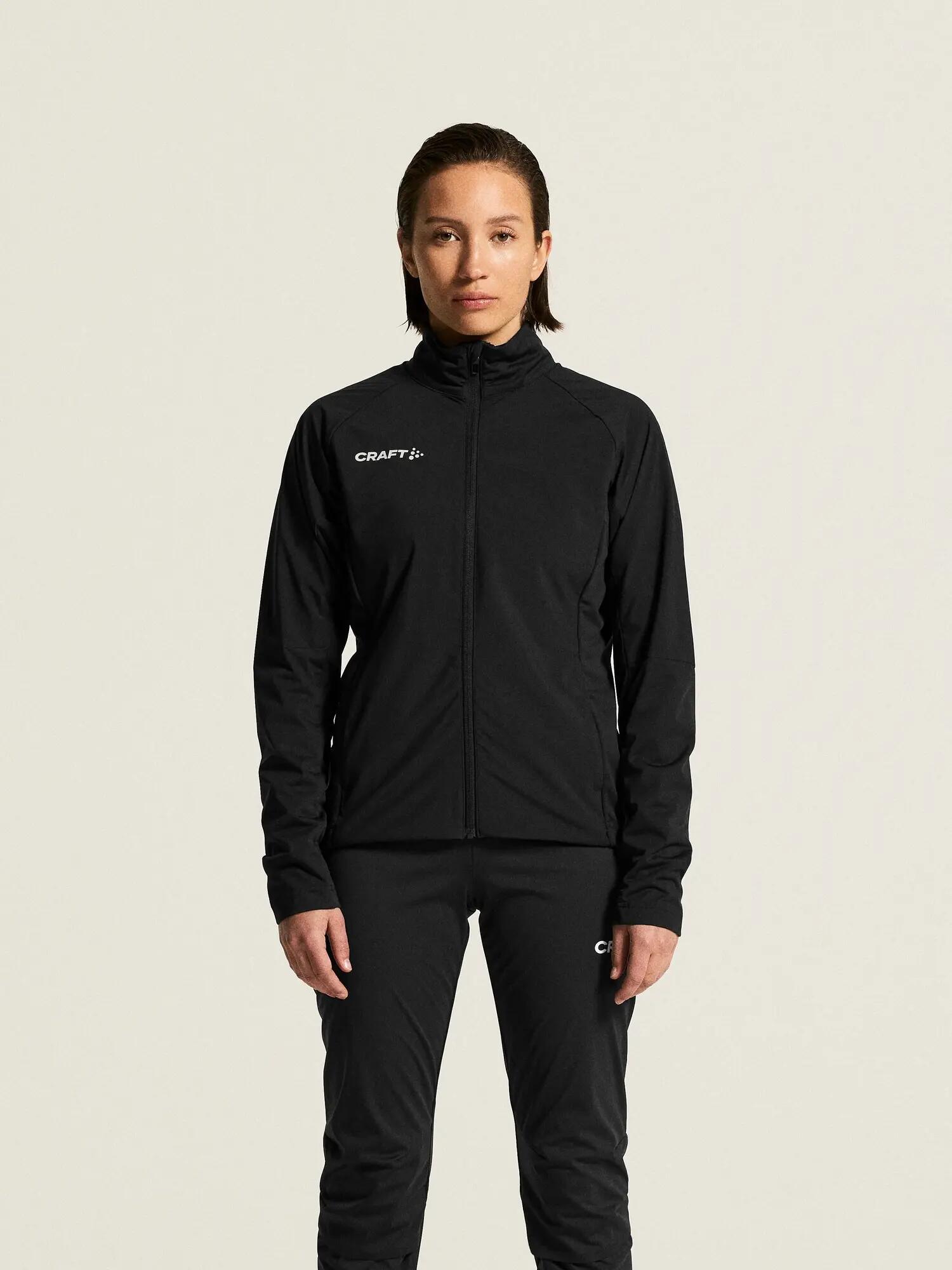 craft Nordic Club 2.0 Jacket Dames – winddichte trainingsjas met lichte 5/7