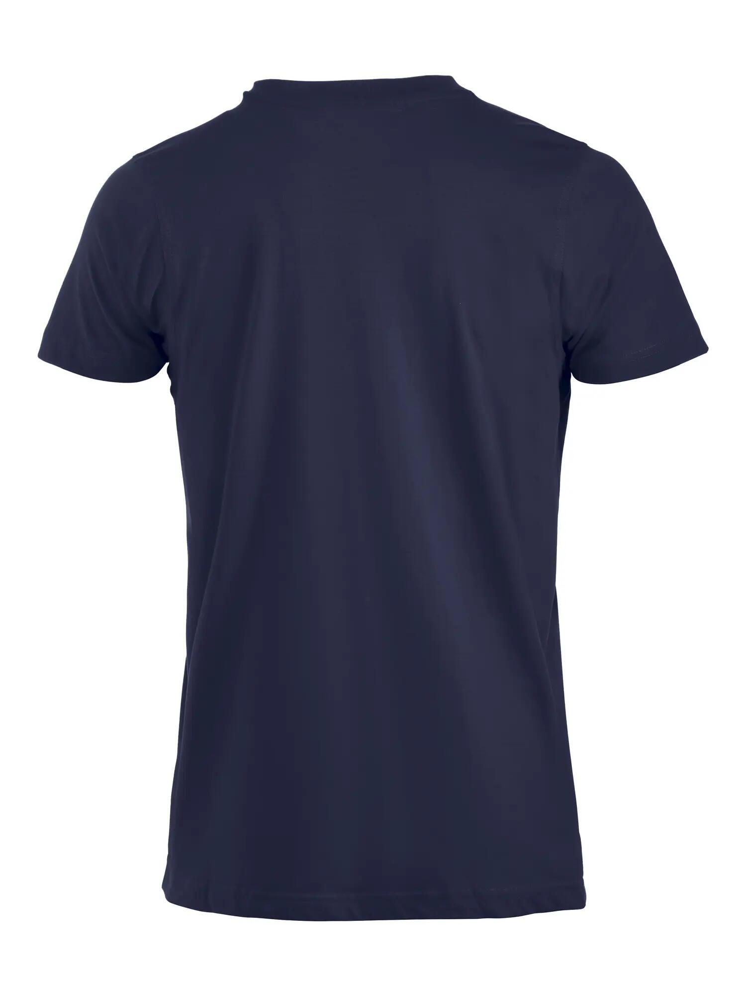clique Premium-T T-shirt homem em algodão, decote redondo, dark navy 3/4