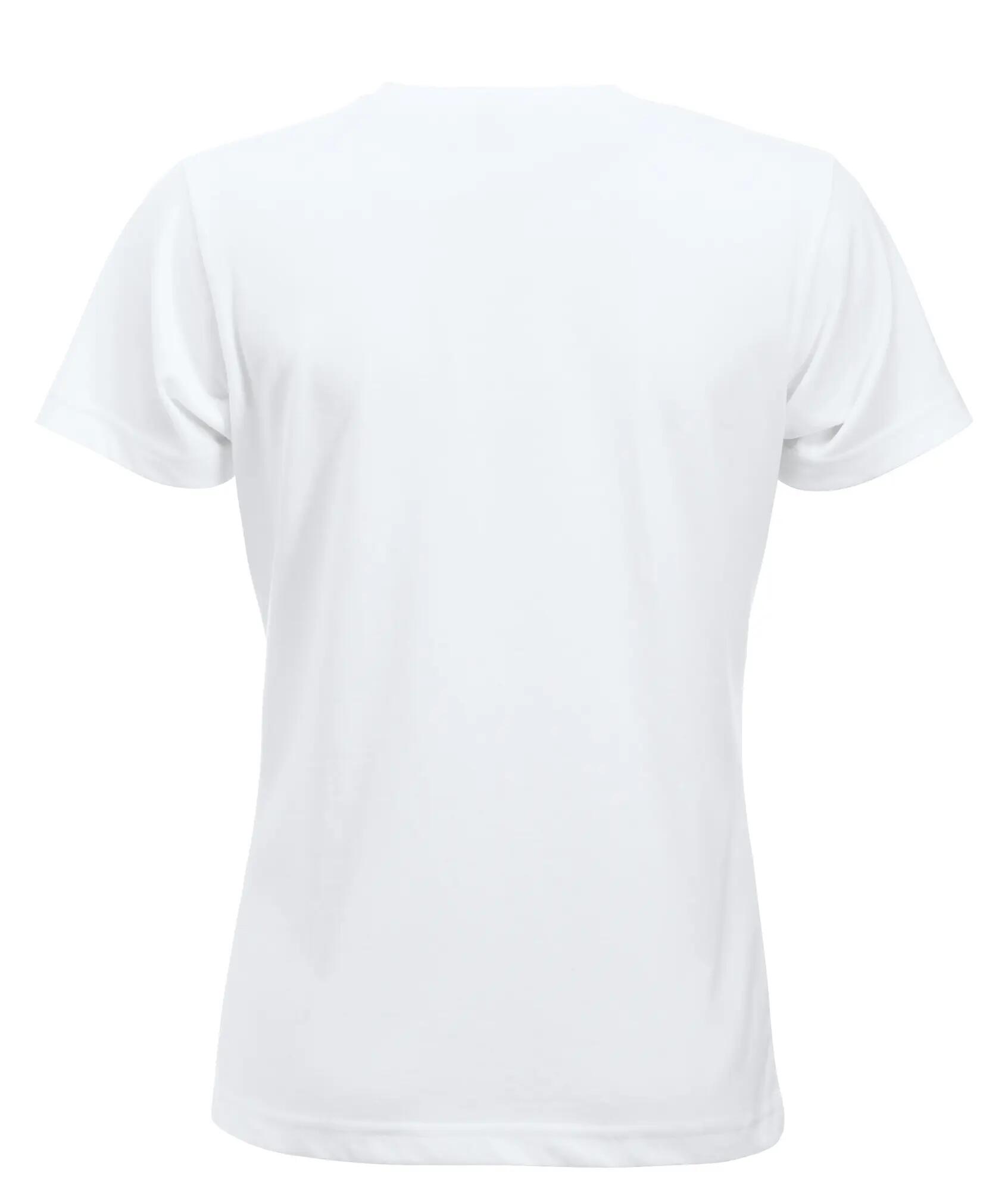 clique New Classic-T Women T‑shirt em algodão ringspun – white 2/4
