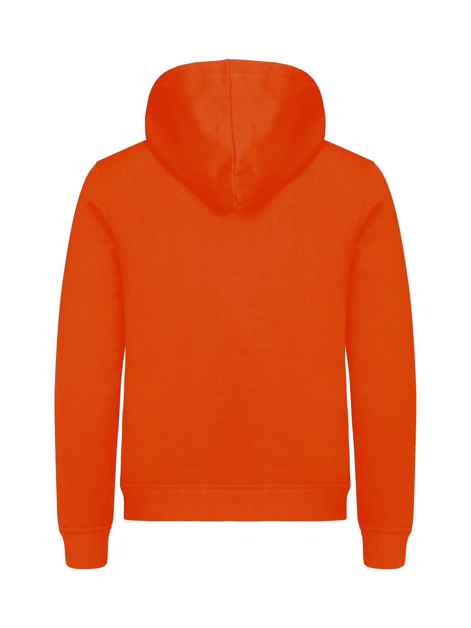 clique Miami Hoody em algodão e poliéster reciclado – Orange 3/4